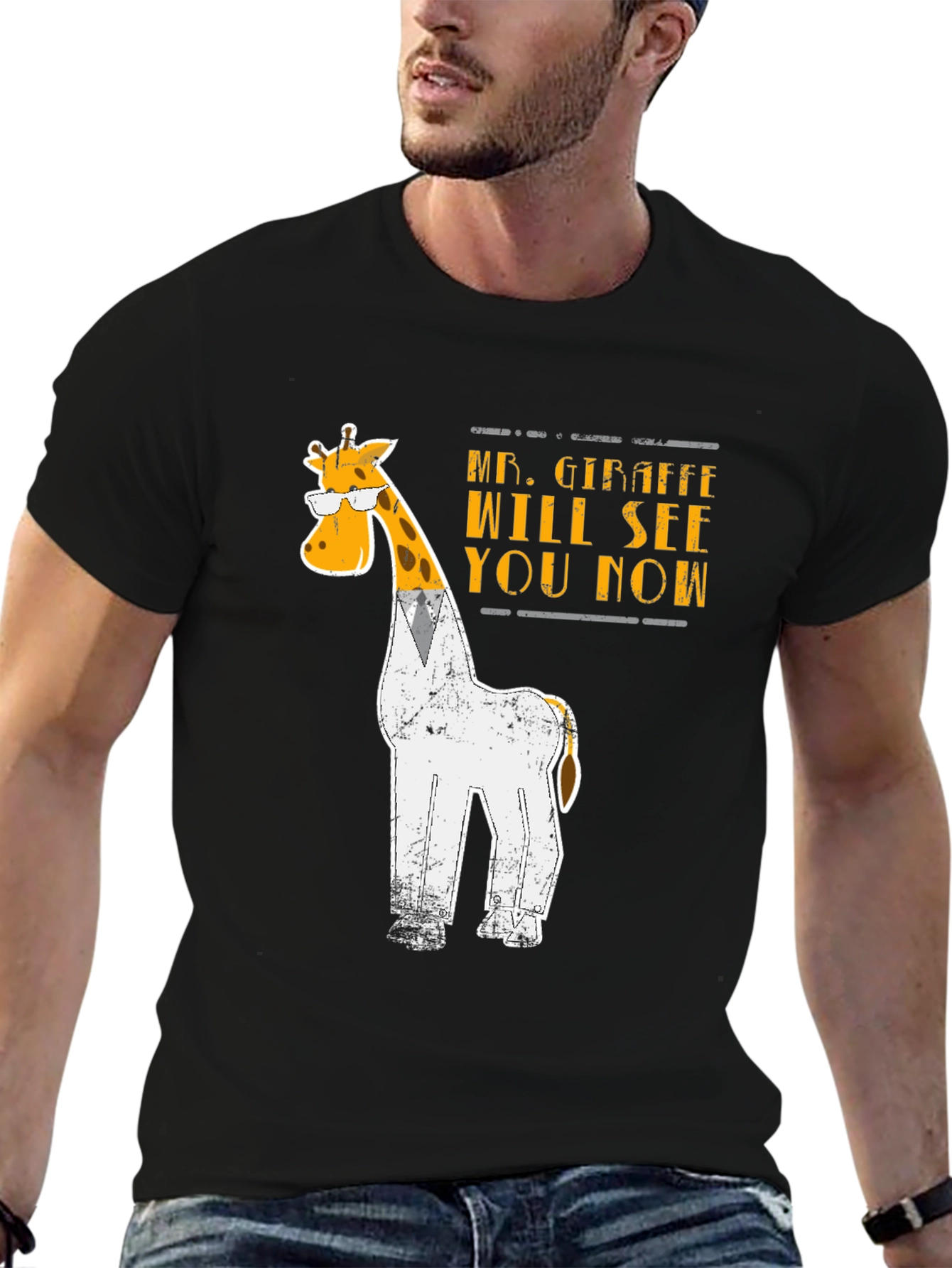 Mr. Giraffe Will See You Now T-Shirt