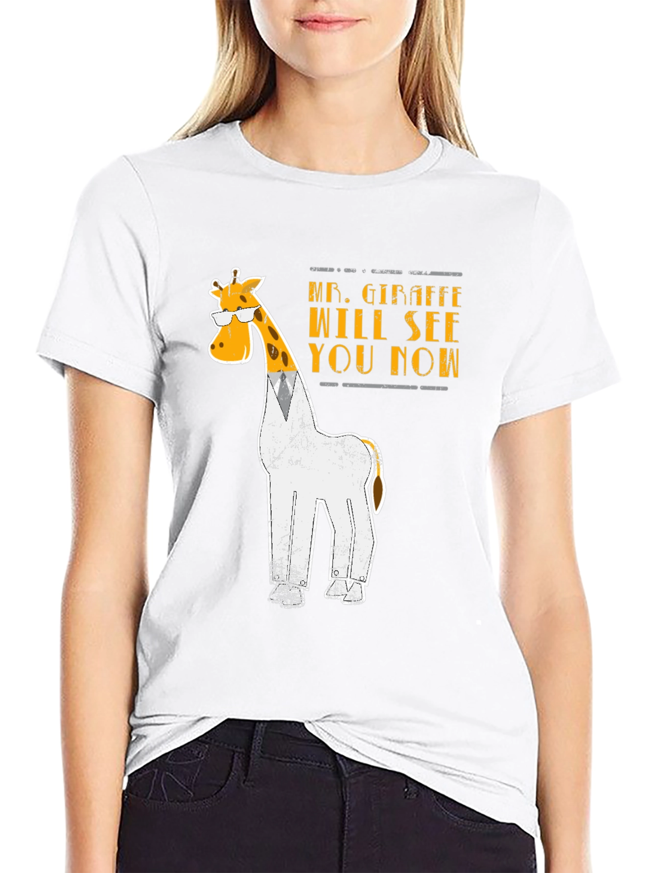 Mr. Giraffe Will See You Now T-Shirt