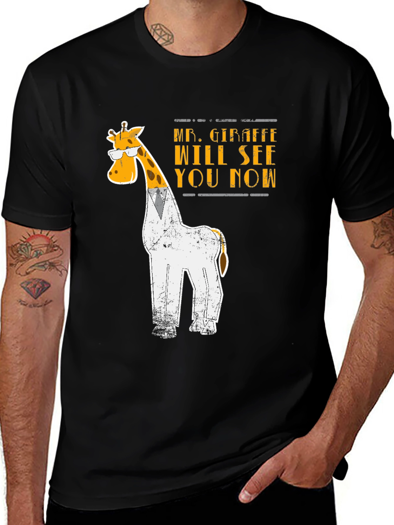 Mr. Giraffe Will See You Now T-Shirt