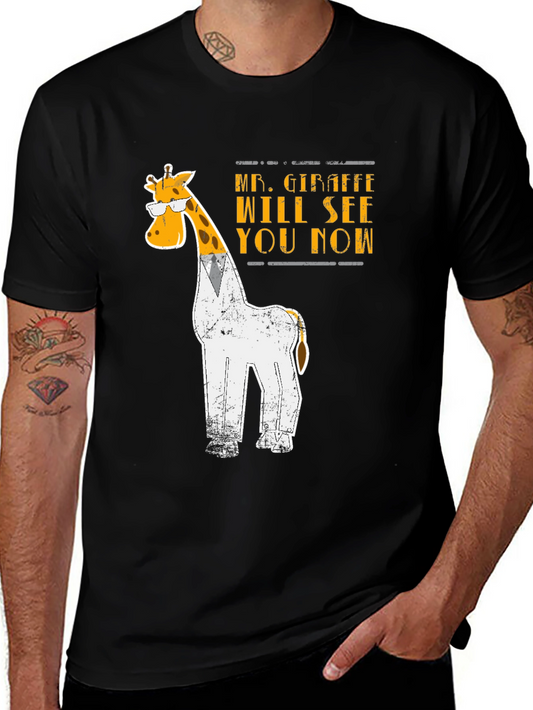 Mr. Giraffe Will See You Now T-Shirt