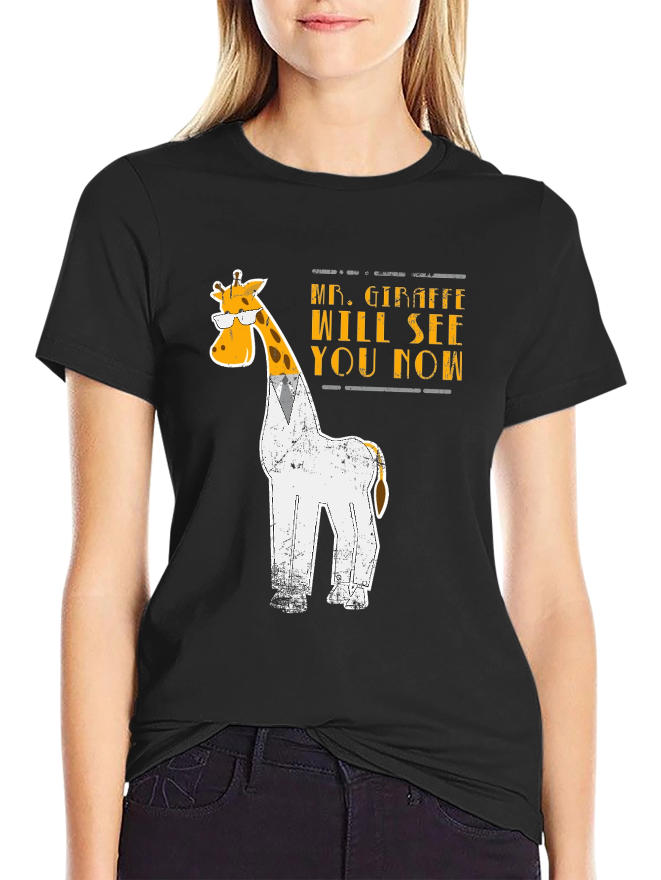 Mr. Giraffe Will See You Now T-Shirt