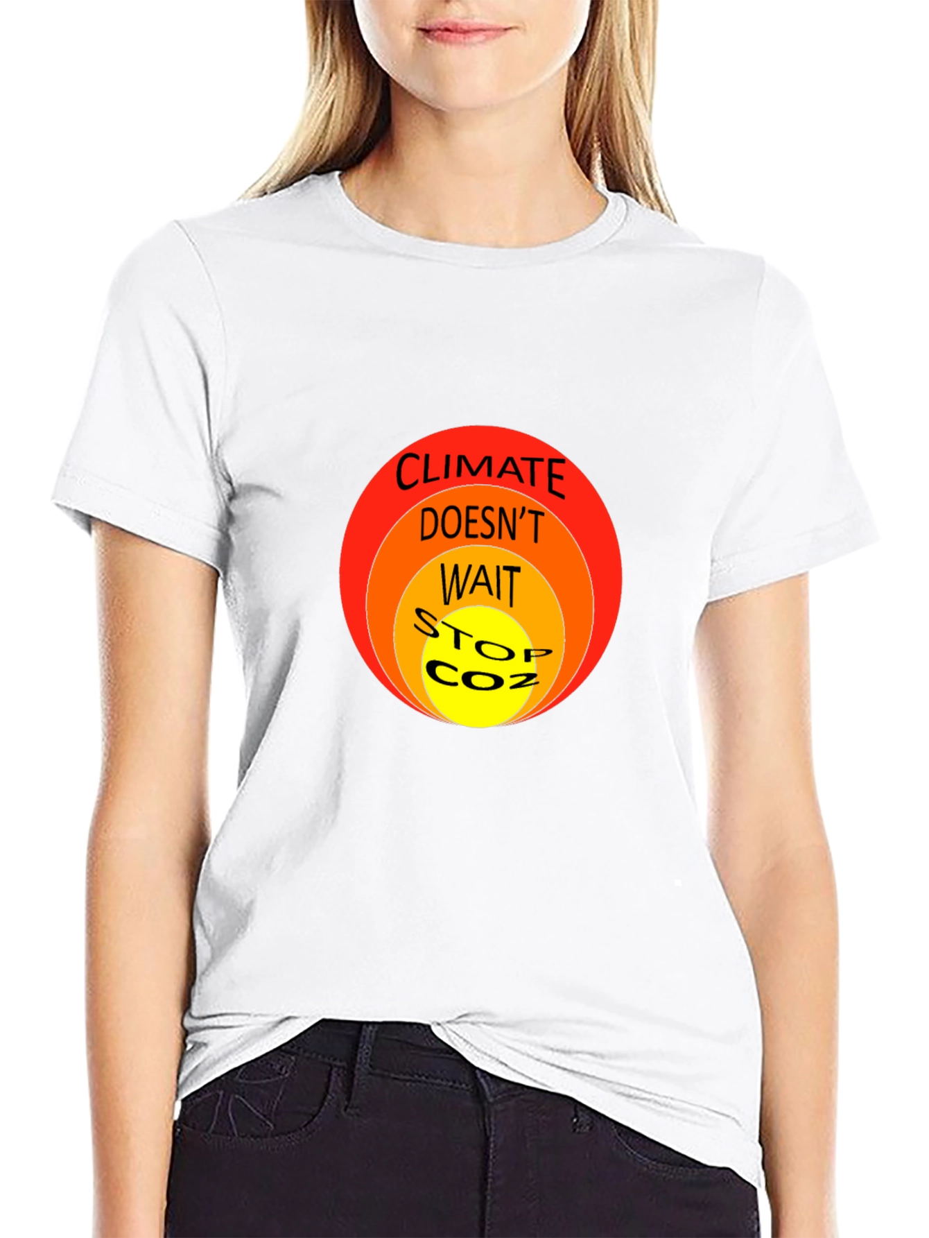 Climate Change Awareness T-Shirt - Stop CO2
