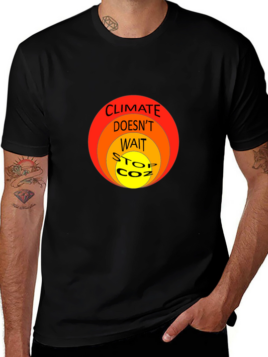 Climate Change Awareness T-Shirt - Stop CO2