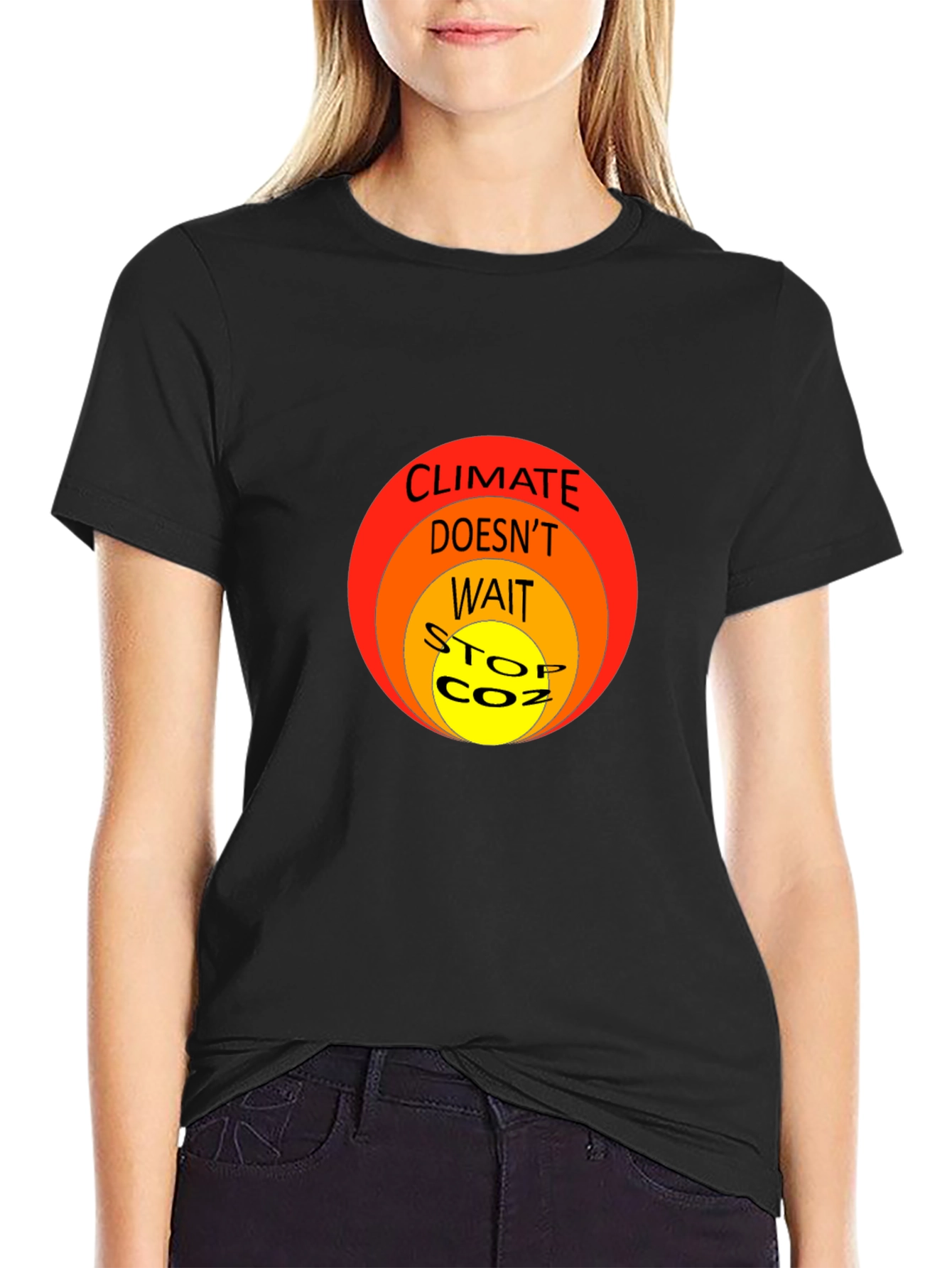 Climate Change Awareness T-Shirt - Stop CO2