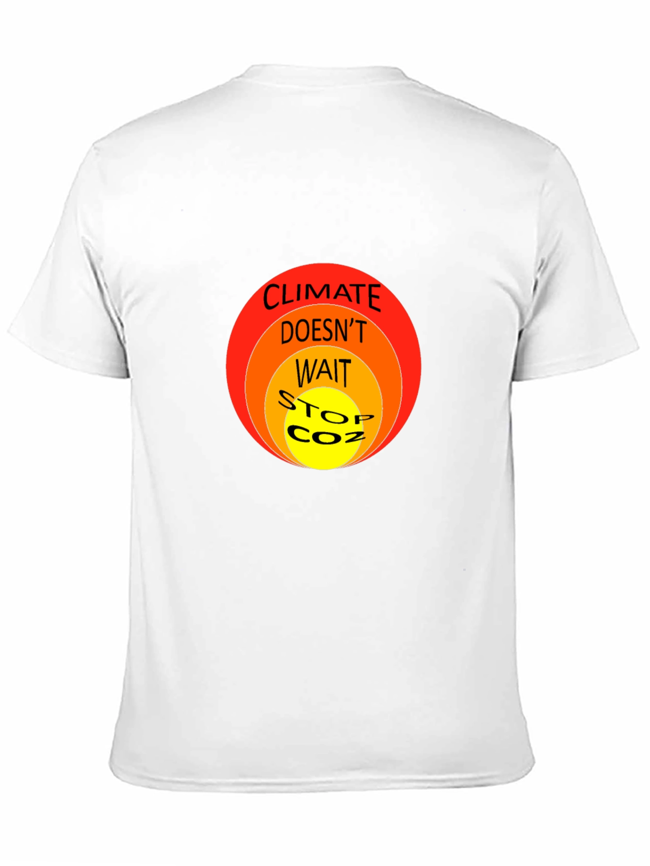 Climate Change Awareness T-Shirt - Stop CO2