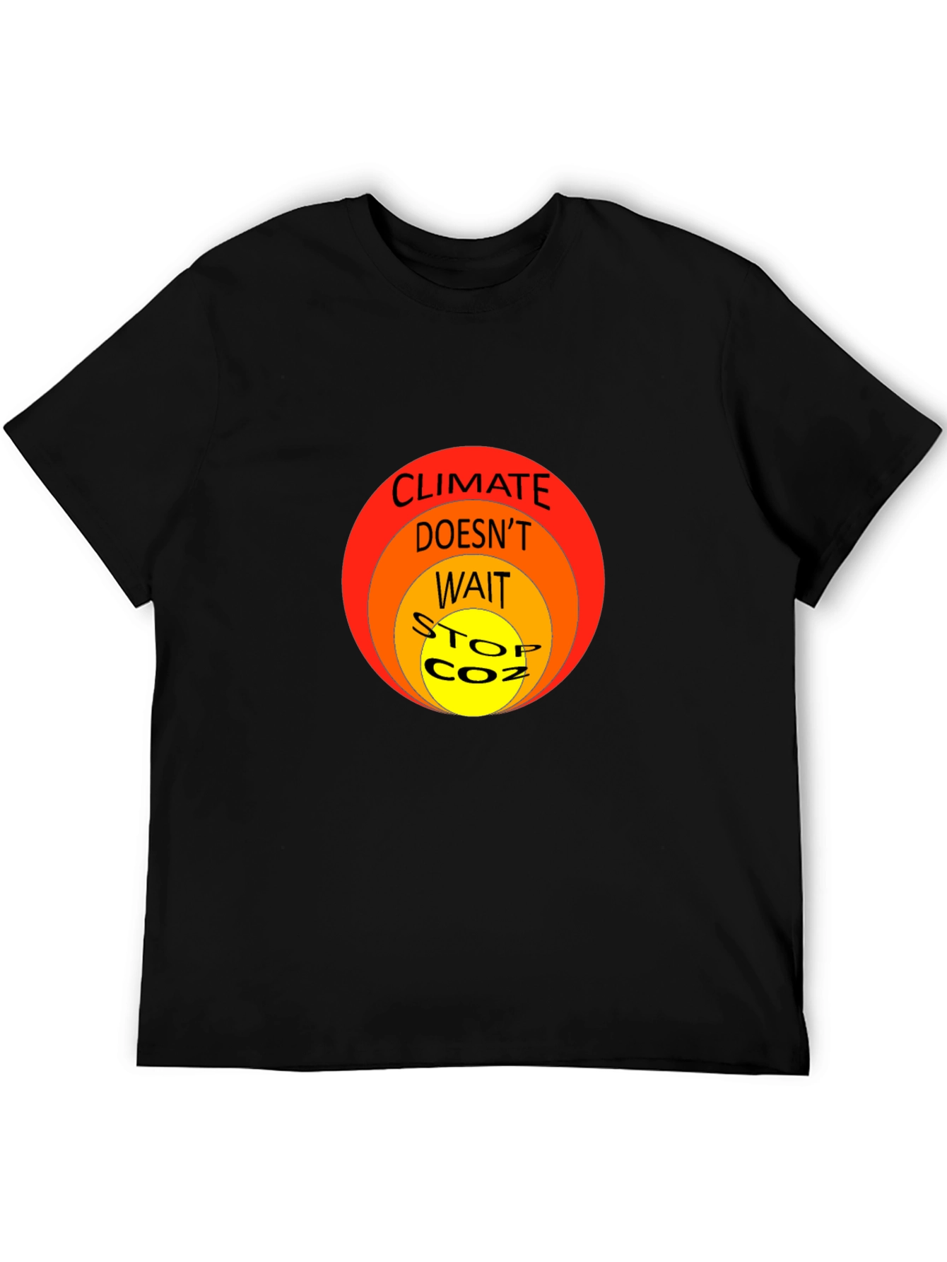 Climate Change Awareness T-Shirt - Stop CO2