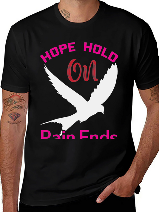 Hope Hold On Dove Graphic T-Shirt