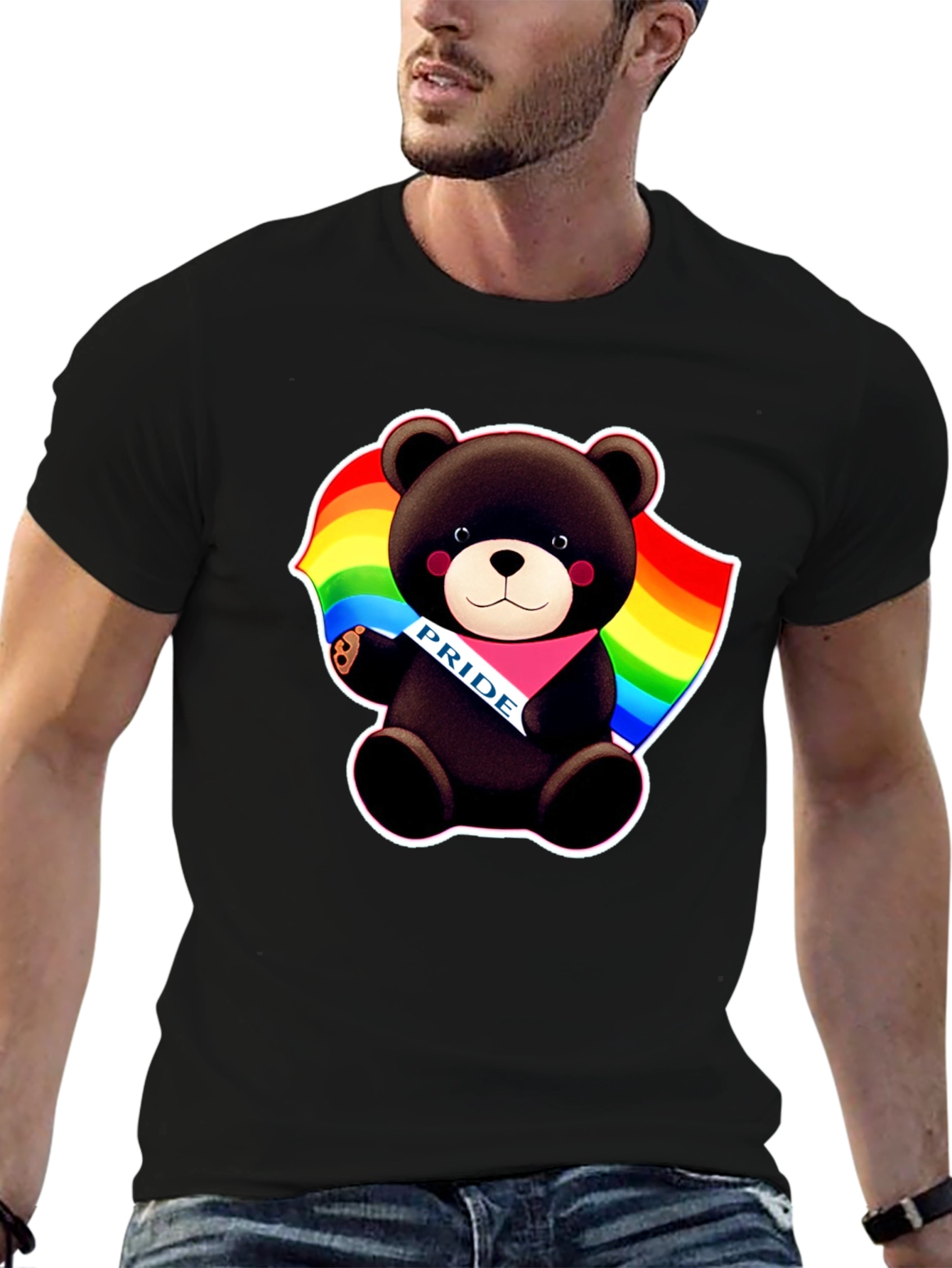 Pride Bear Graphic T-Shirt