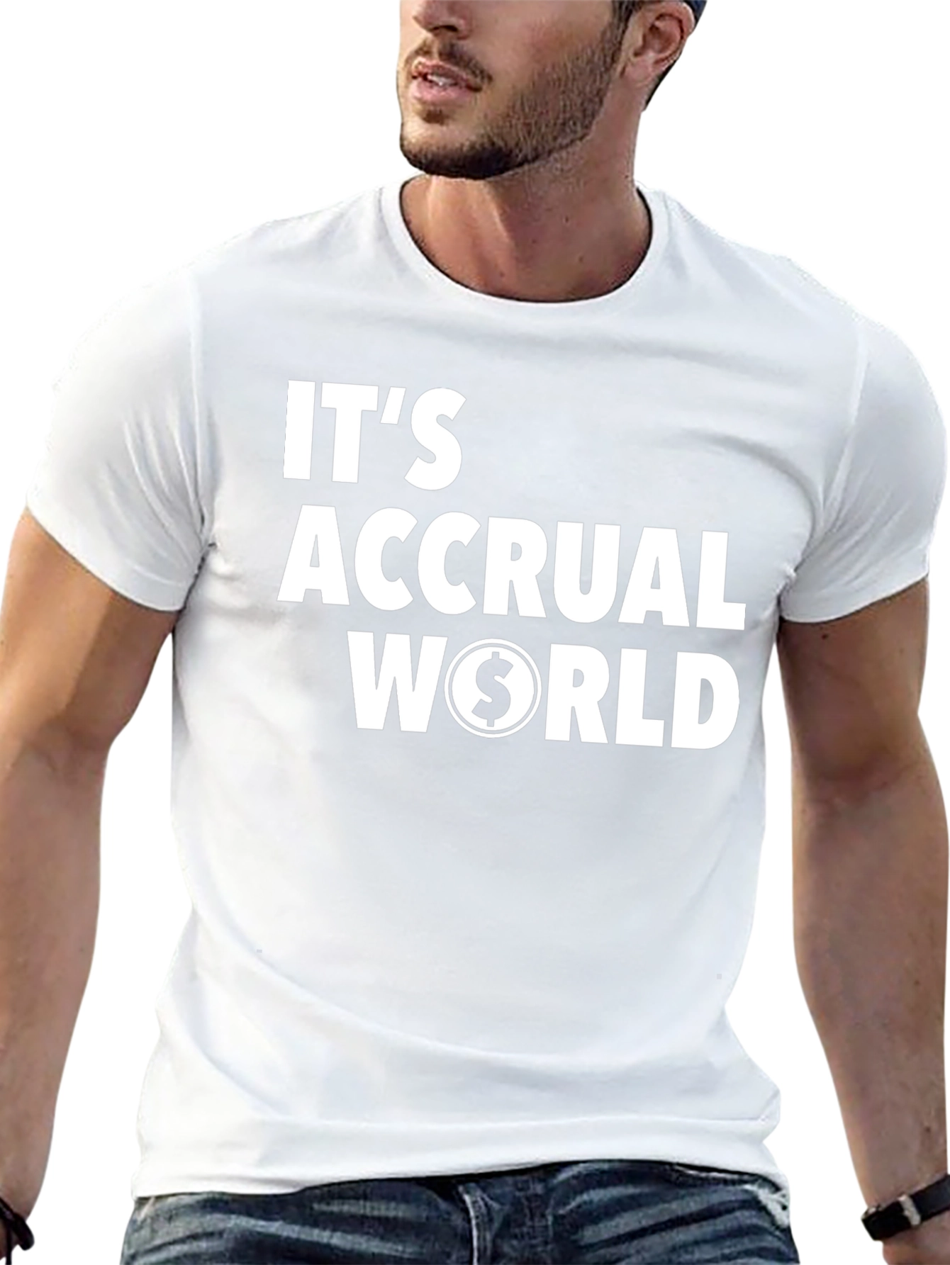 Its Accrual World Funny Accounting T-Shirt