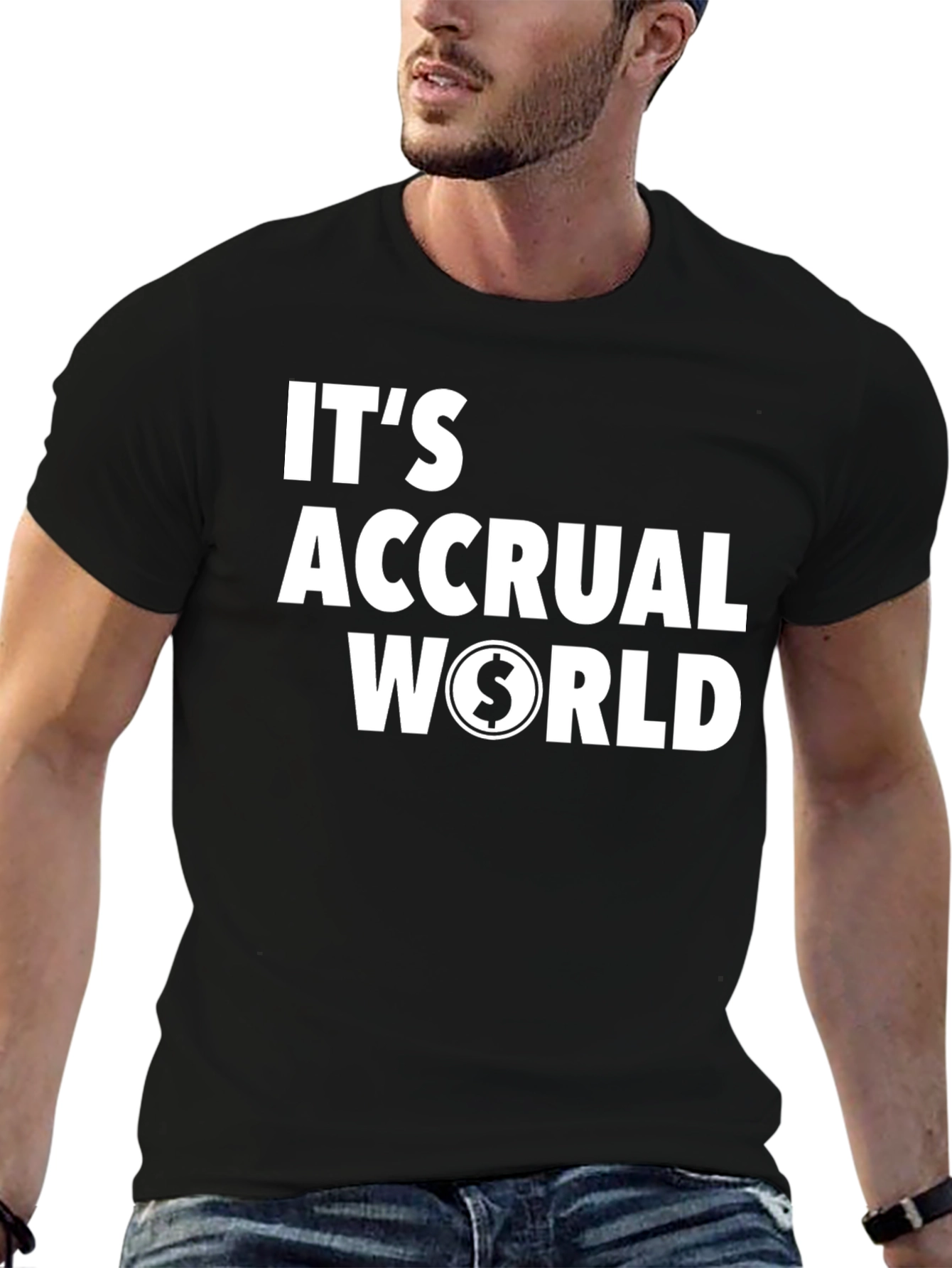 Its Accrual World Funny Accounting T-Shirt