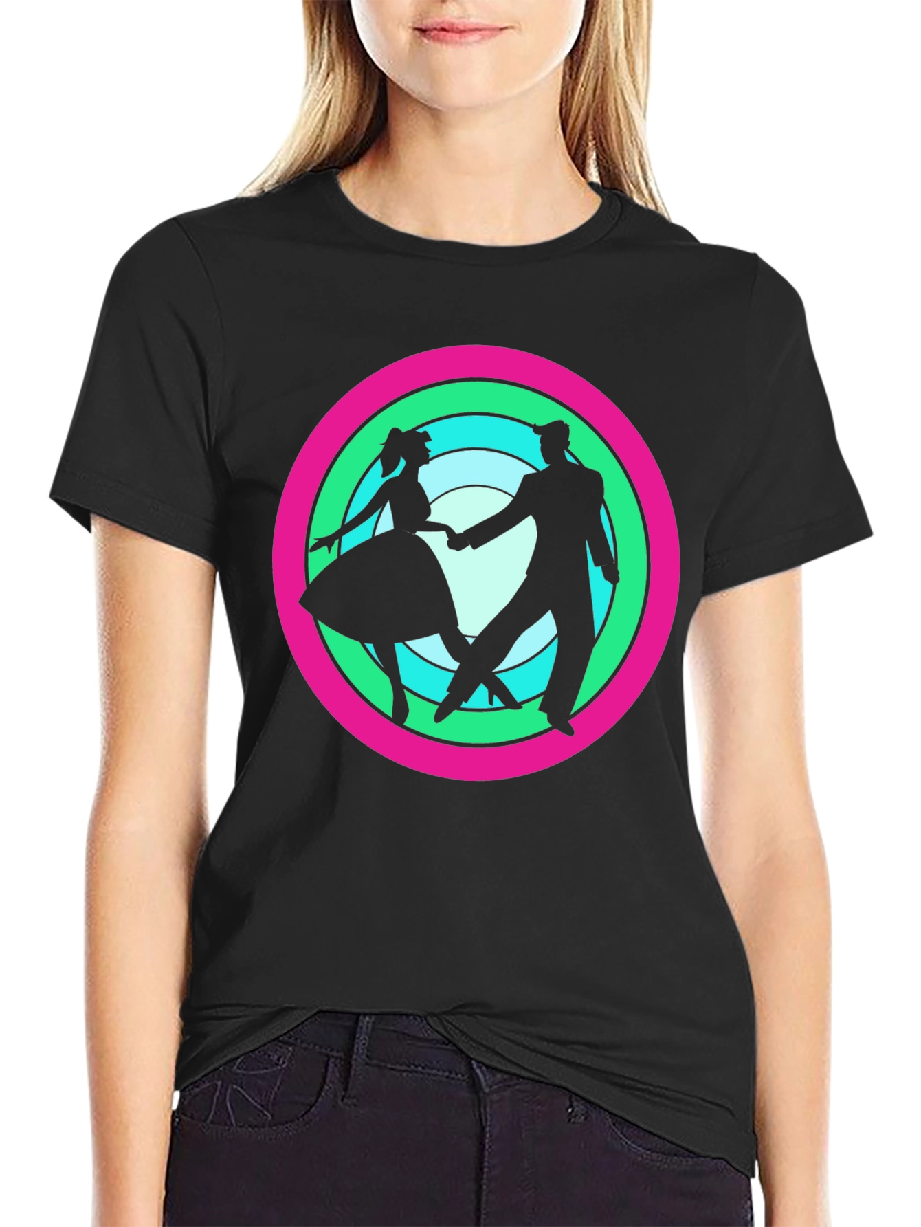 Retro Dance Couple T-Shirt
