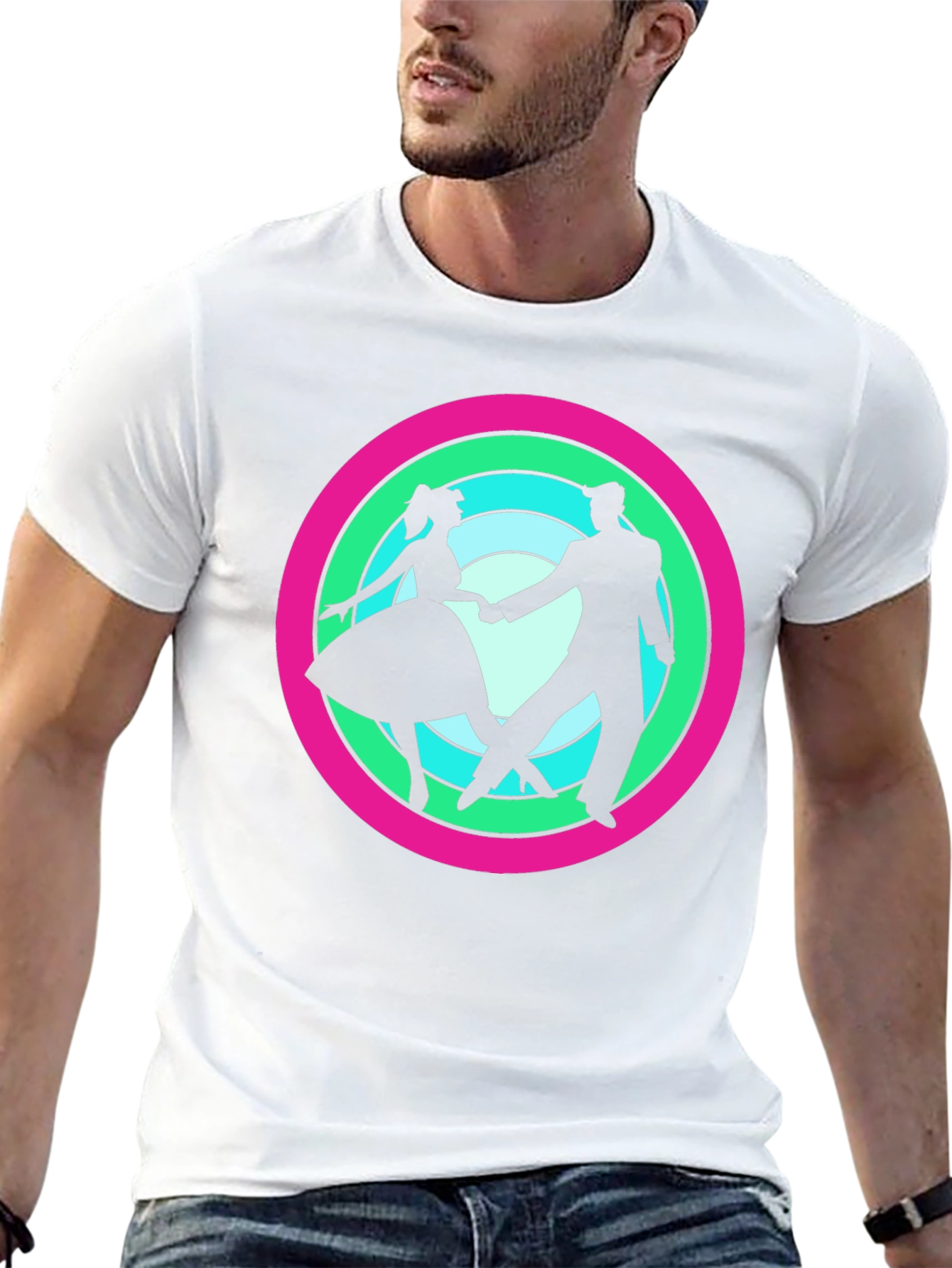 Retro Dance Couple T-Shirt