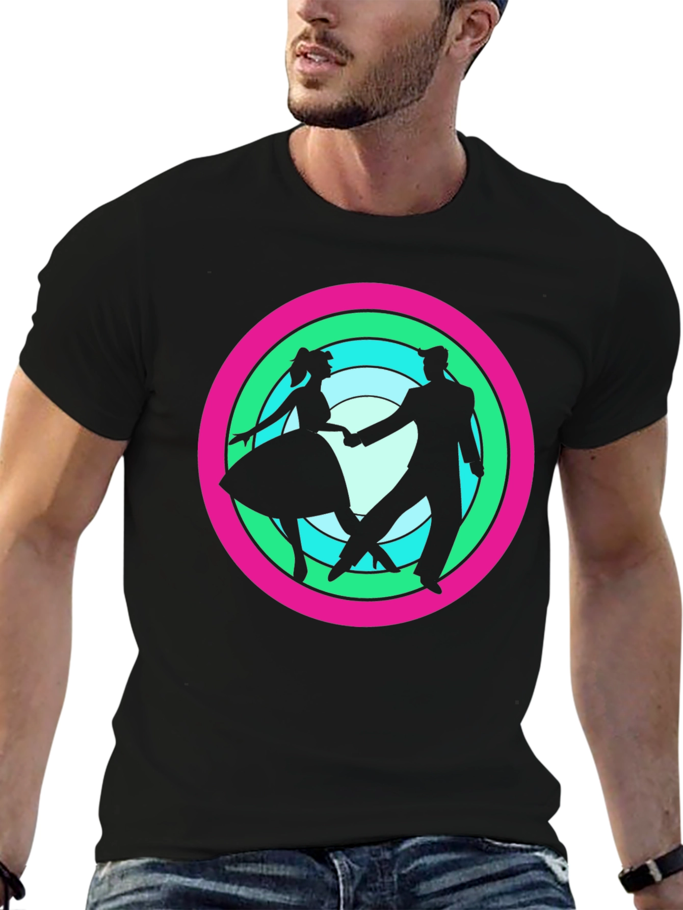 Retro Dance Couple T-Shirt