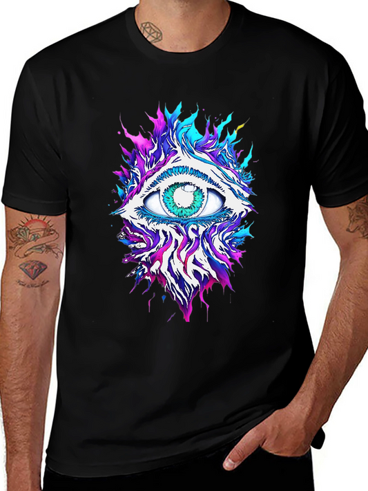 Mystic Eye Graphic Black T-Shirt