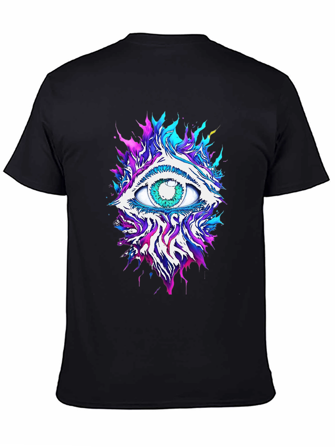 Mystic Eye Graphic Black T-Shirt