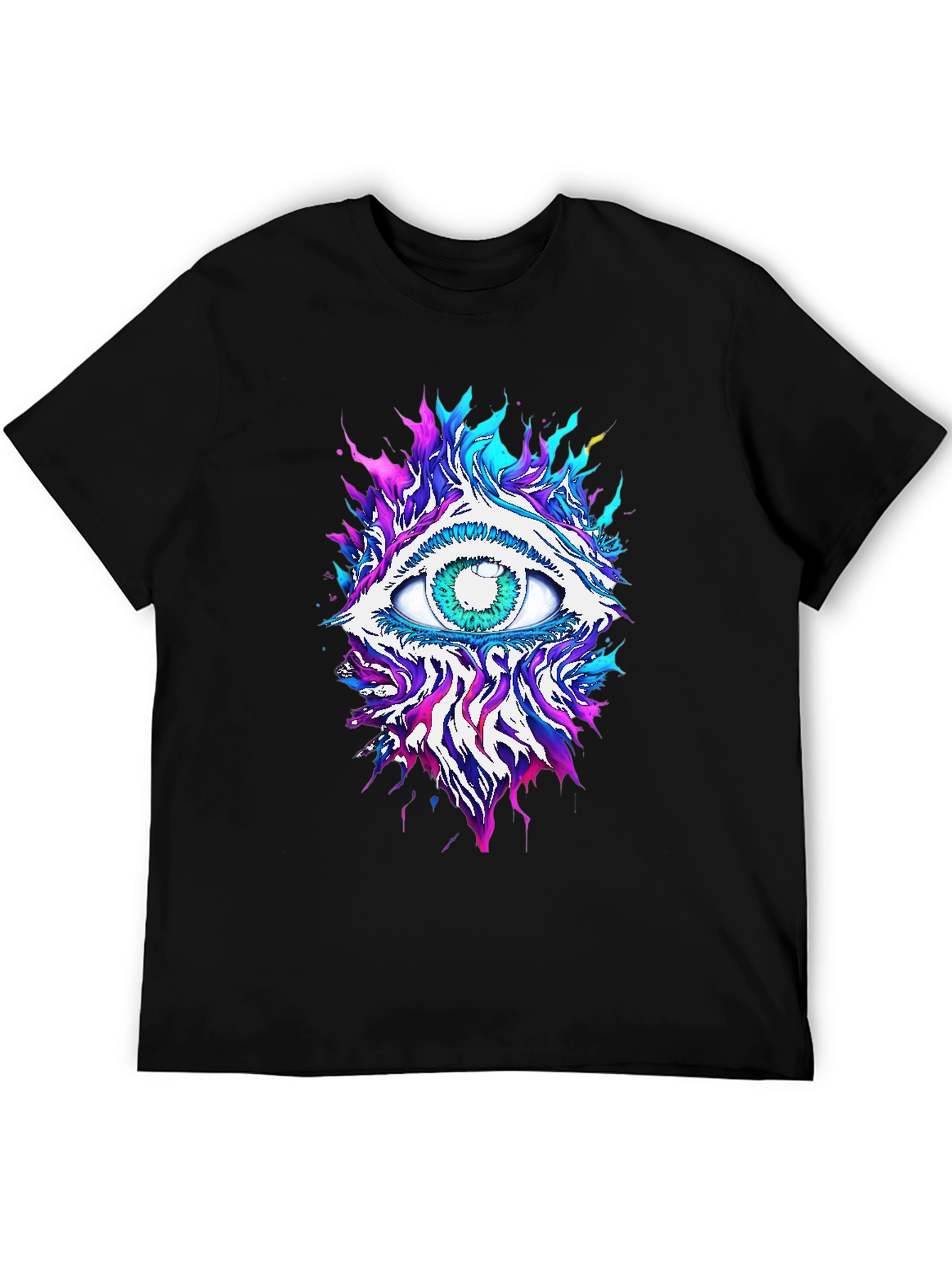 Mystic Eye Graphic Black T-Shirt