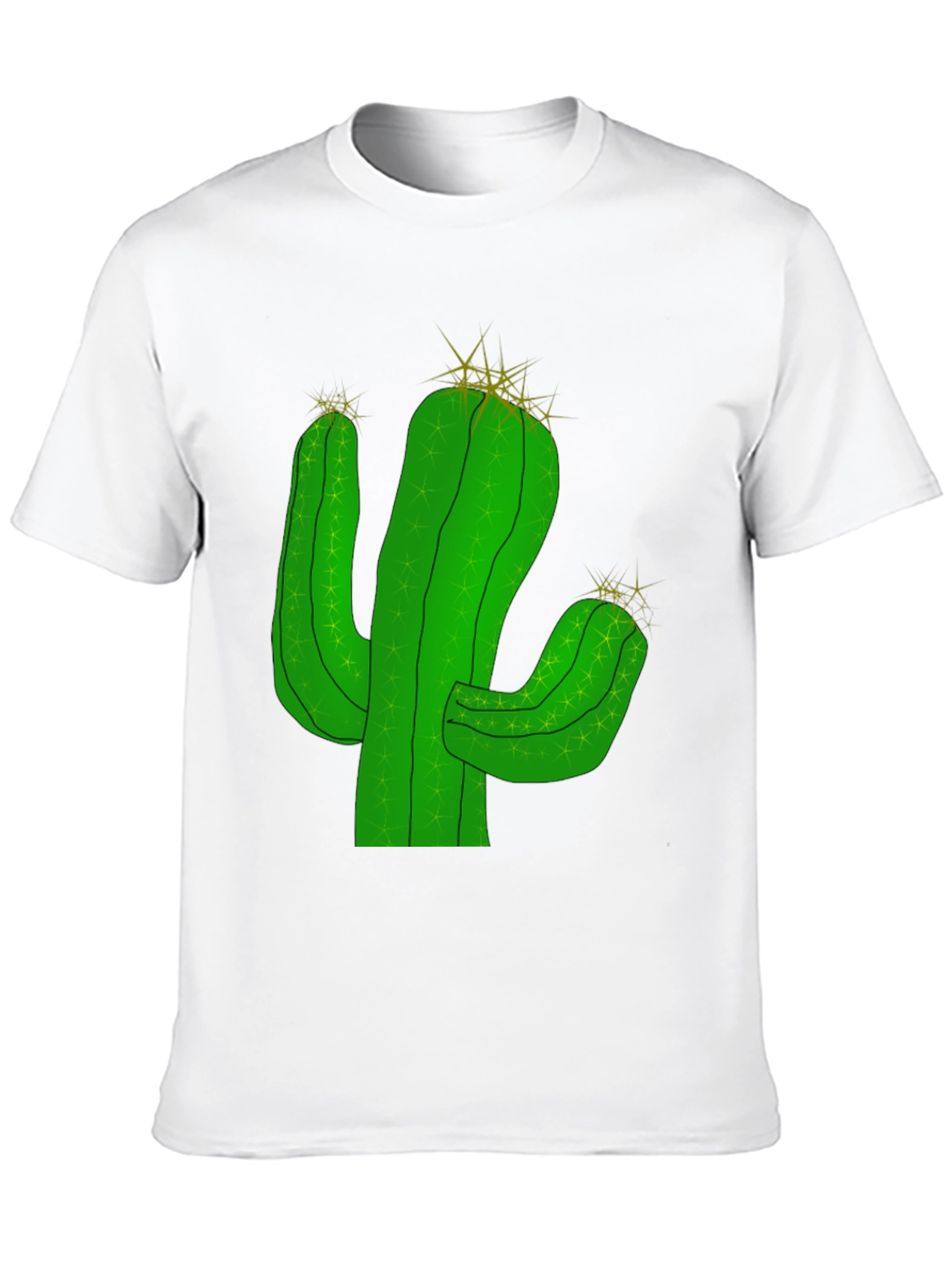 Cactus Graphic Tee - Desert Style Black T-Shirt