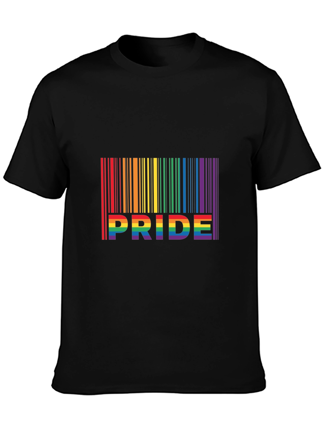 Pride Rainbow Barcode T-Shirt