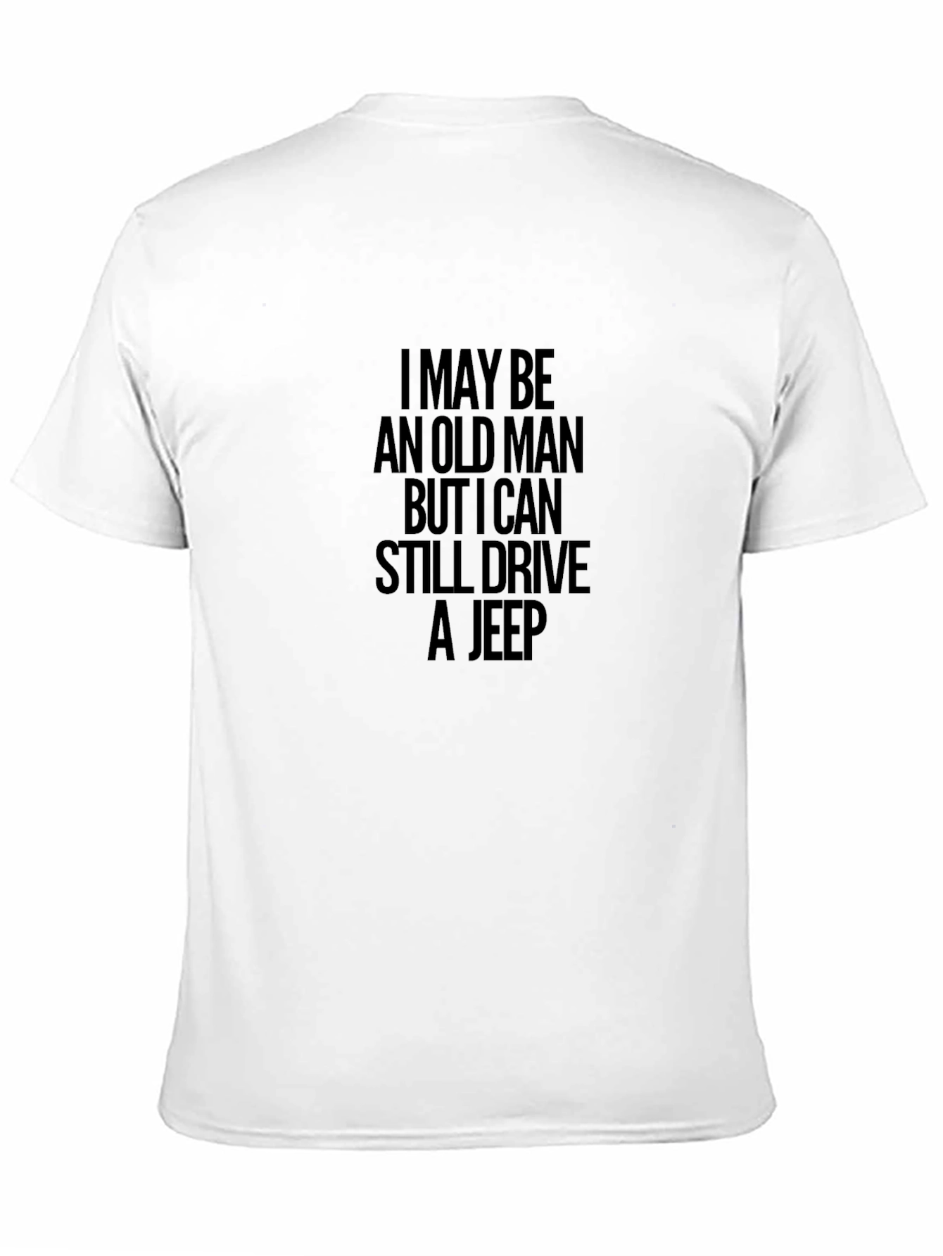 Old Man Jeep Driver Graphic T-Shirt