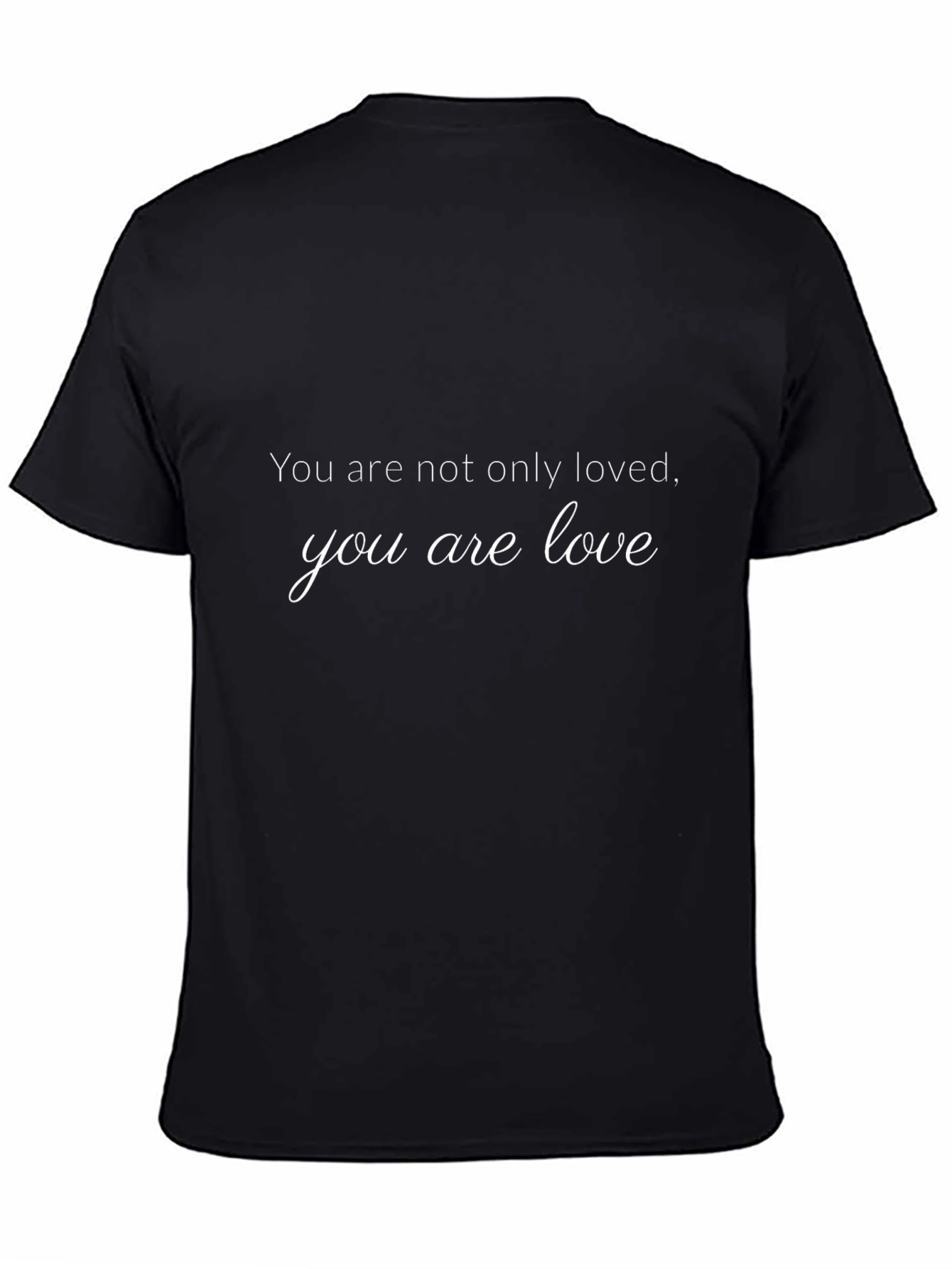 You Are Love Graphic Tee - Black