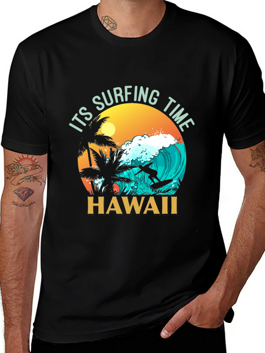 Hawaii Surfing Time T-Shirt