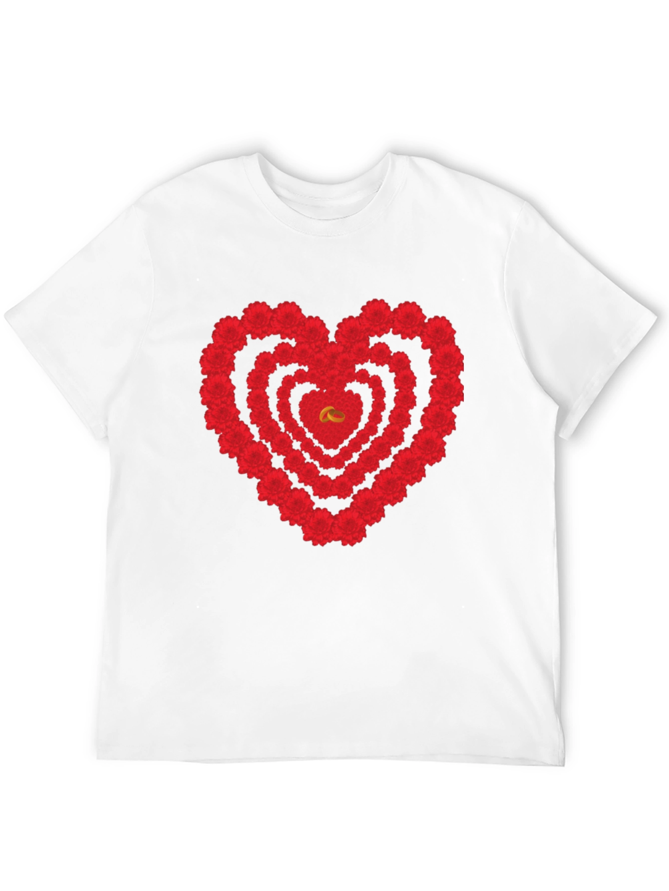 Floral Heart Graphic T-Shirt
