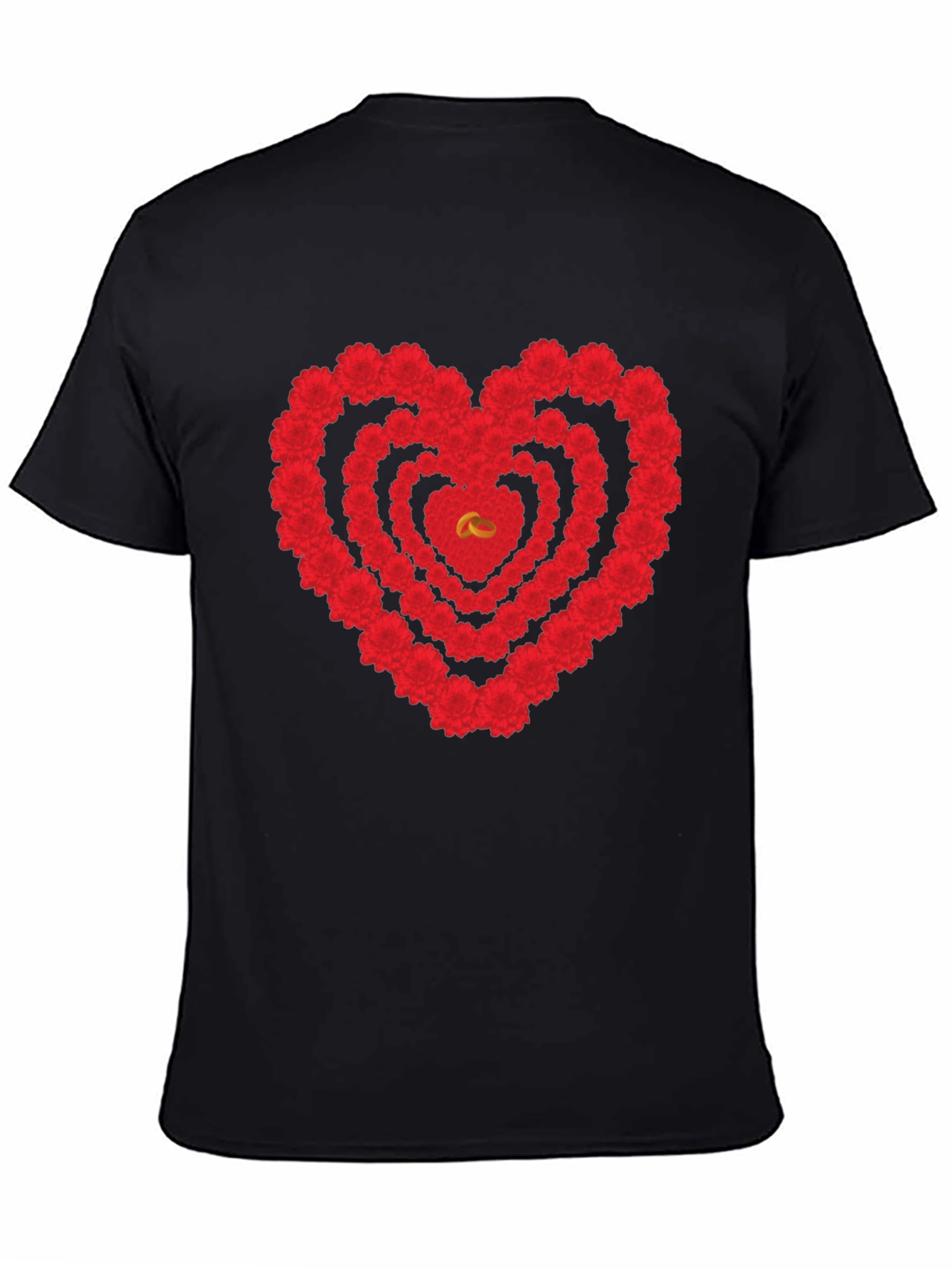 Floral Heart Graphic T-Shirt
