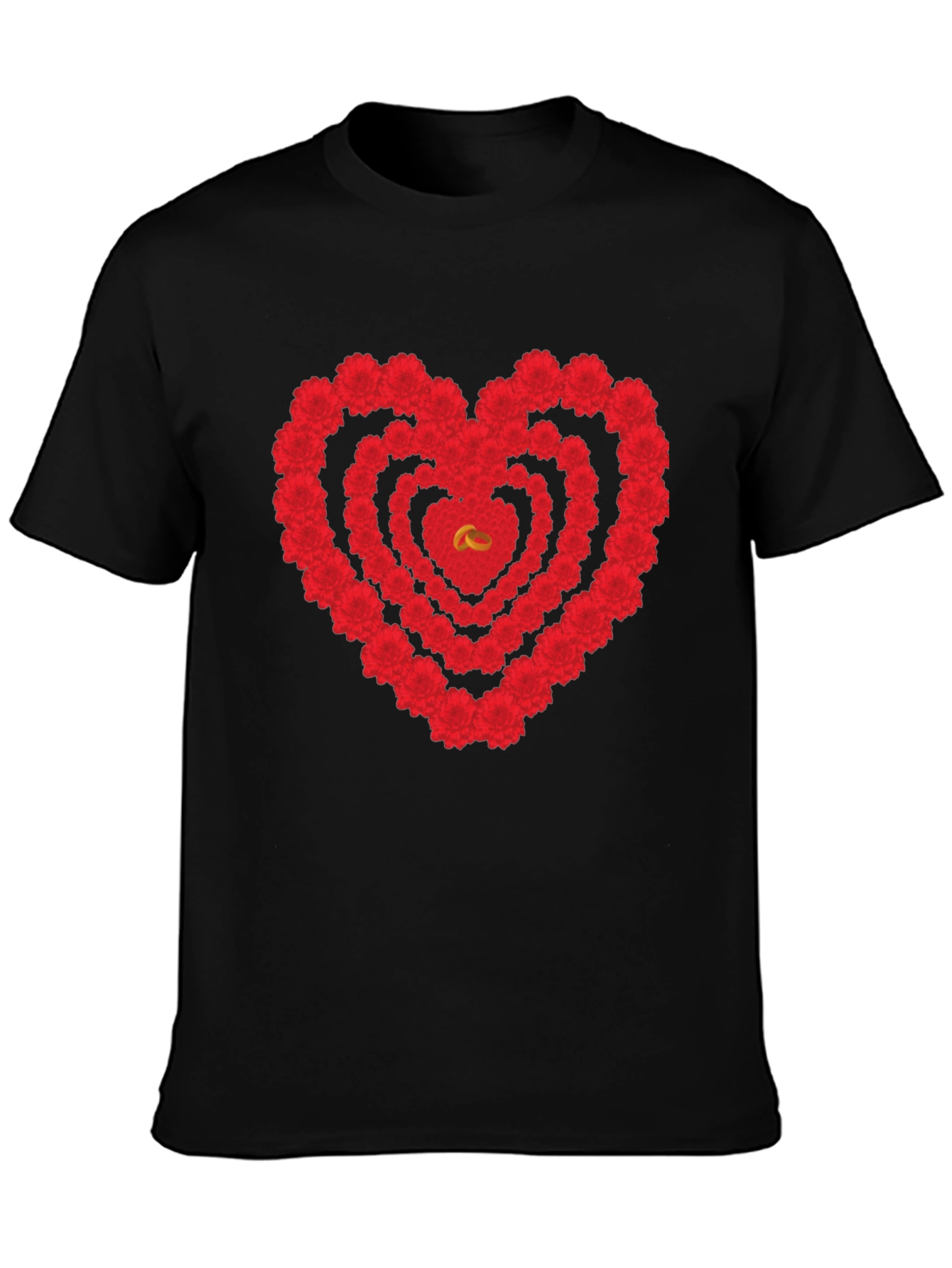 Floral Heart Graphic T-Shirt