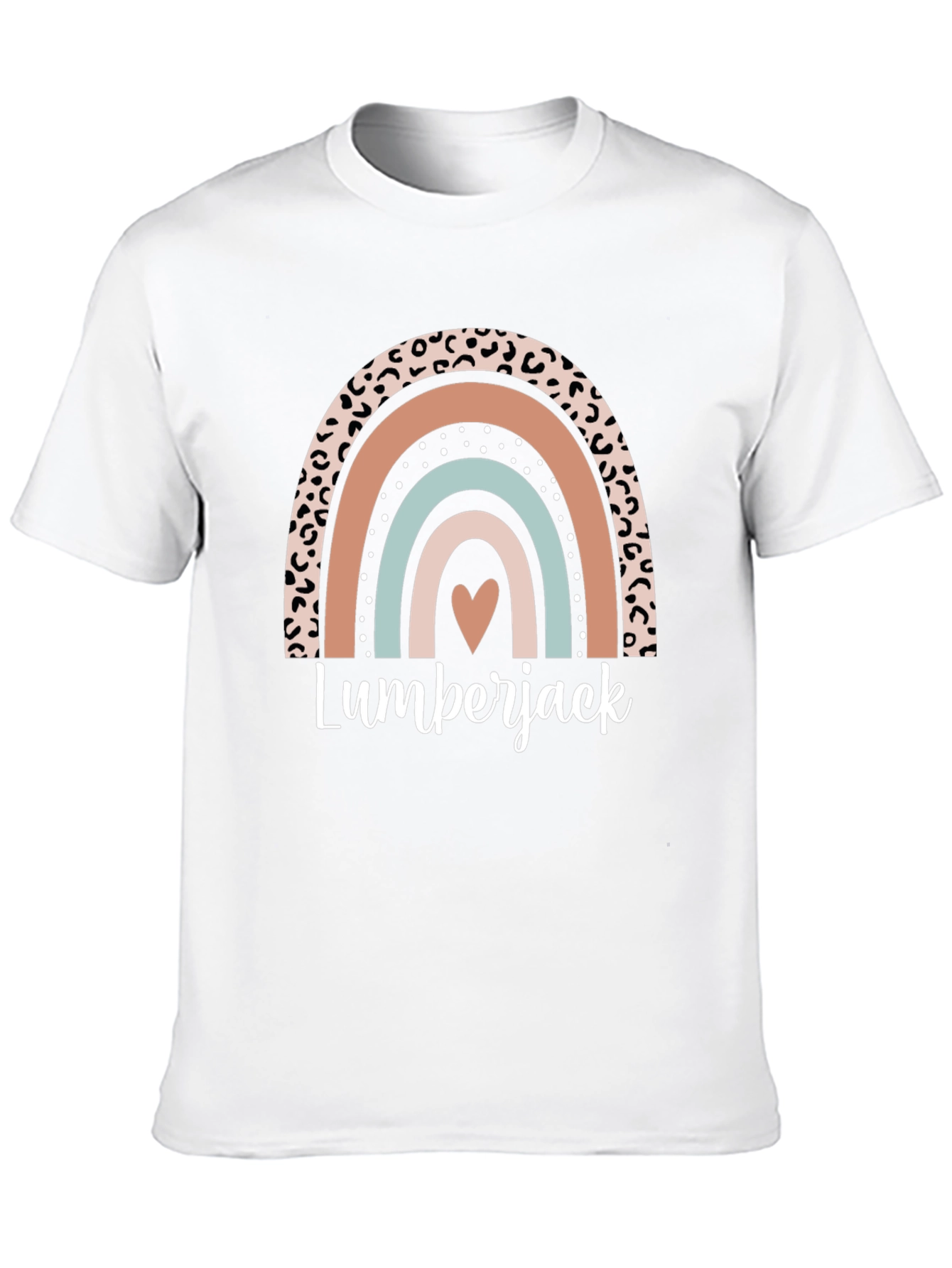 Lumberjack Rainbow Heart T-Shirt