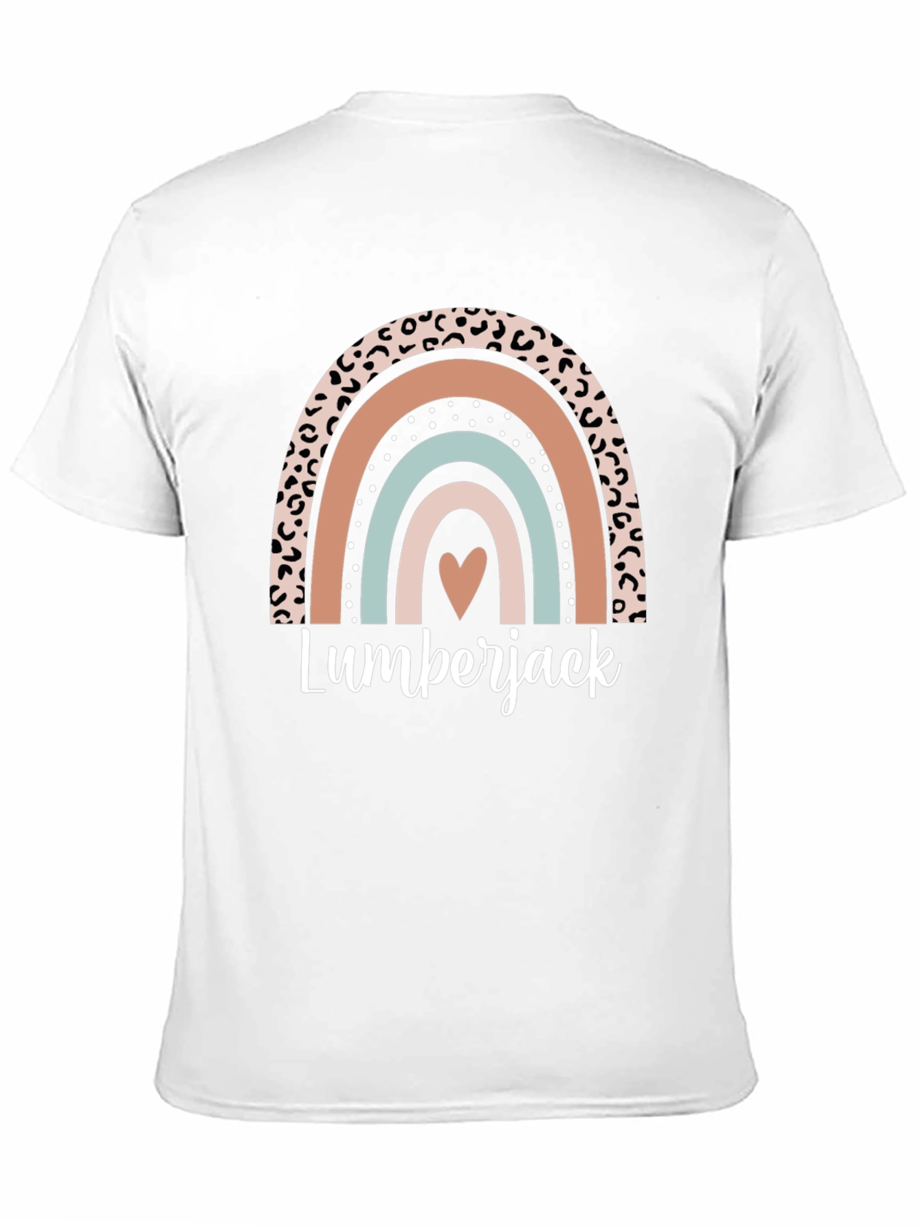 Lumberjack Rainbow Heart T-Shirt