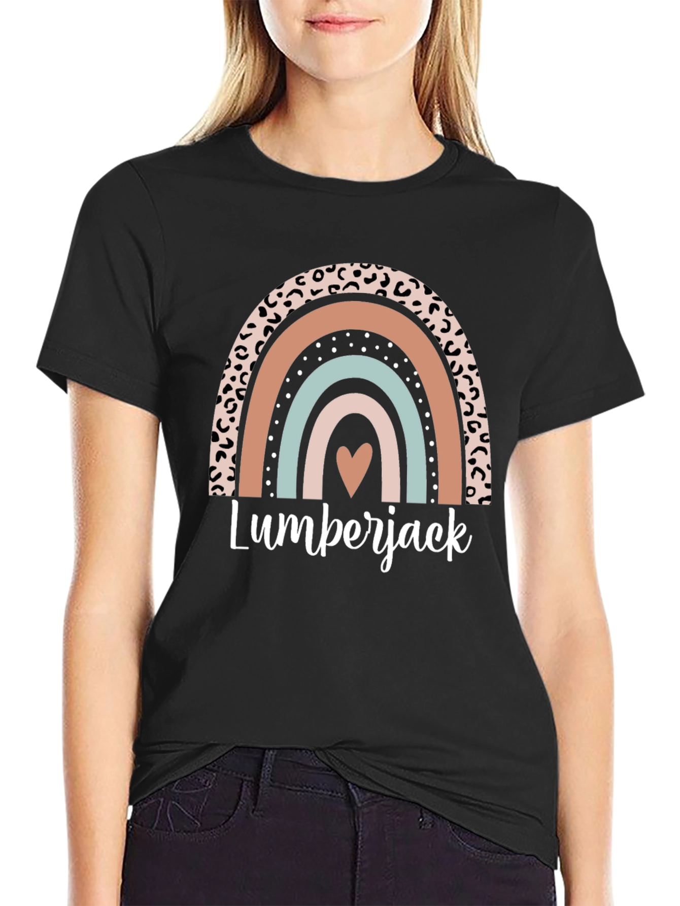 Lumberjack Rainbow Heart T-Shirt