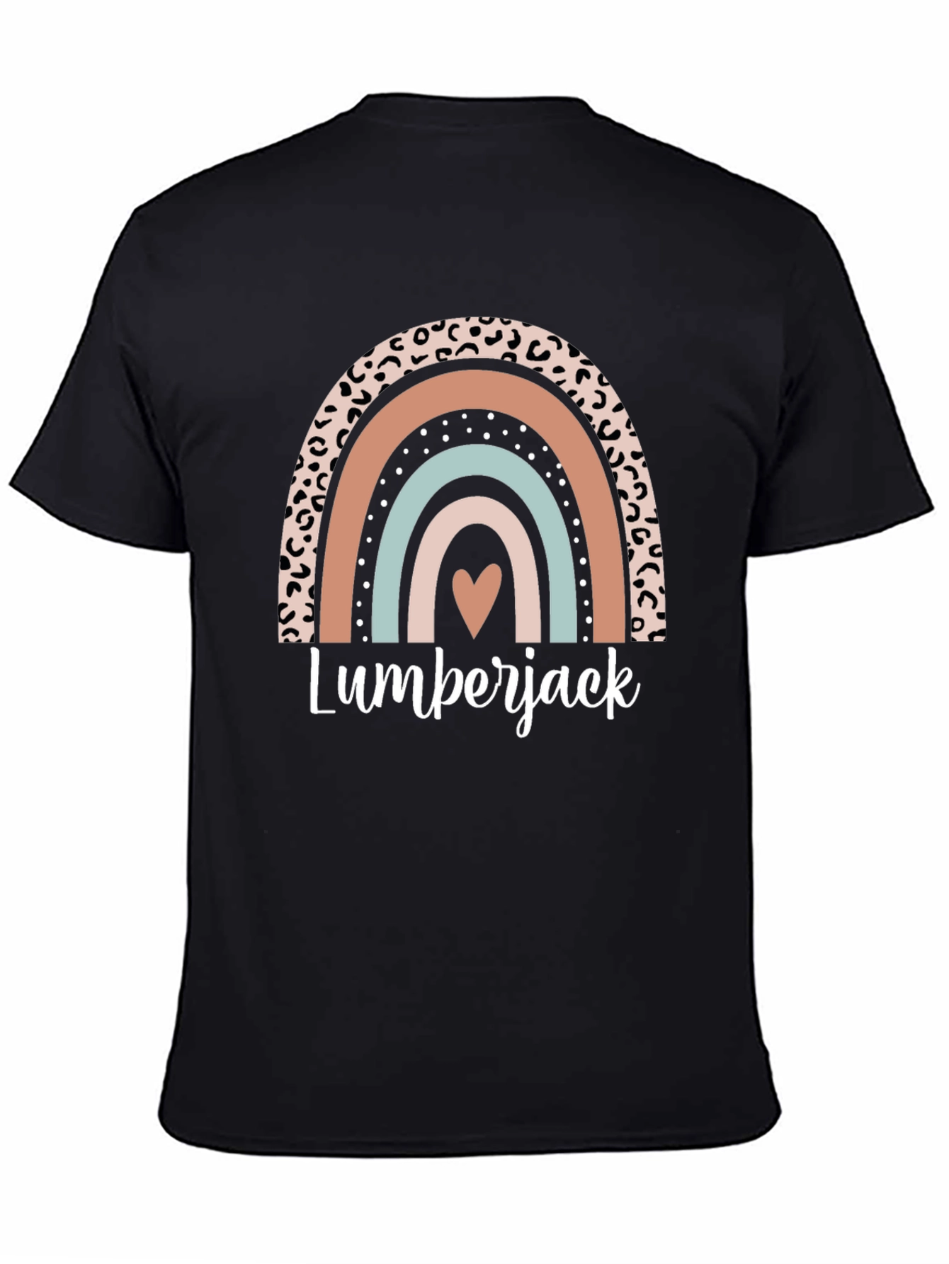 Lumberjack Rainbow Heart T-Shirt
