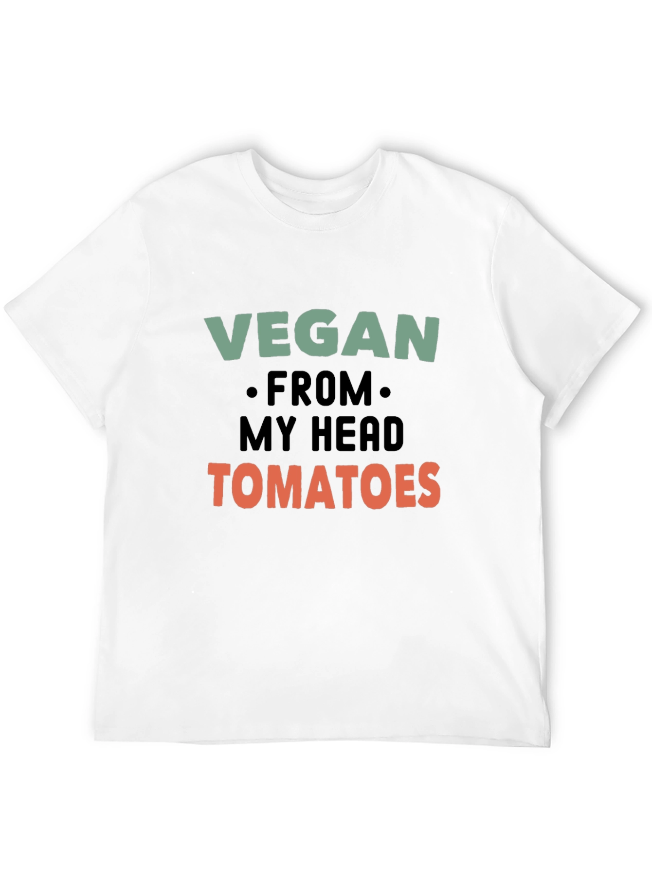 Vegan From My Head Tomatoes Graphic Tee