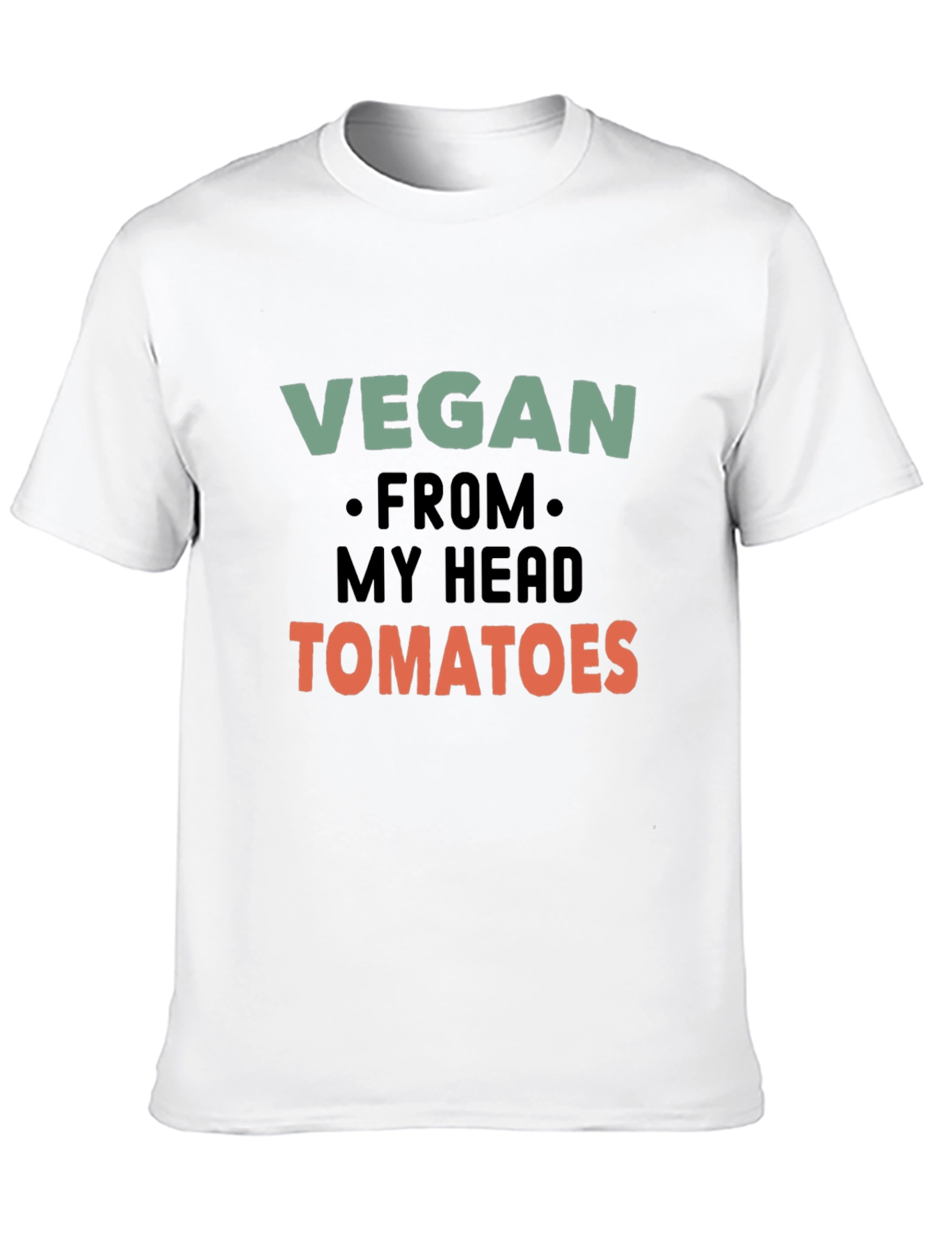 Vegan From My Head Tomatoes Graphic Tee