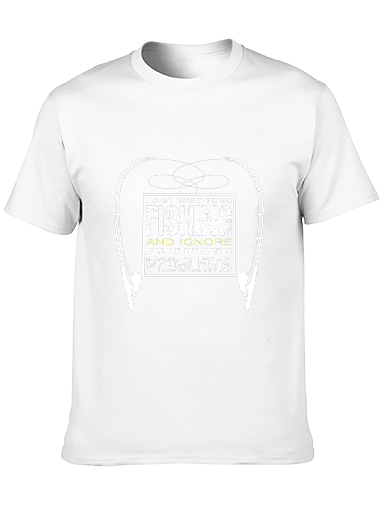 Fishing T-Shirt: Adult Problems Tee