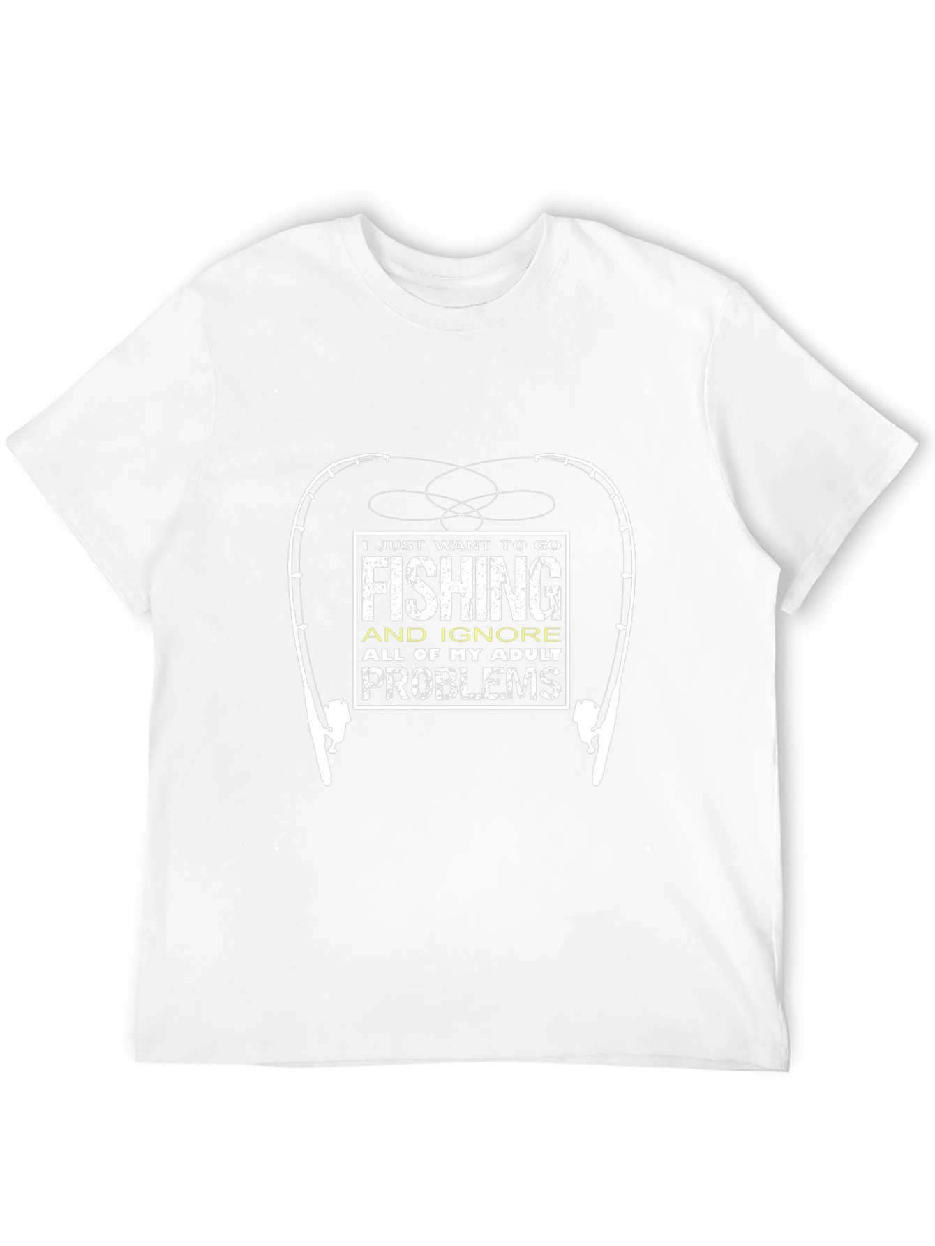 Fishing T-Shirt: Adult Problems Tee