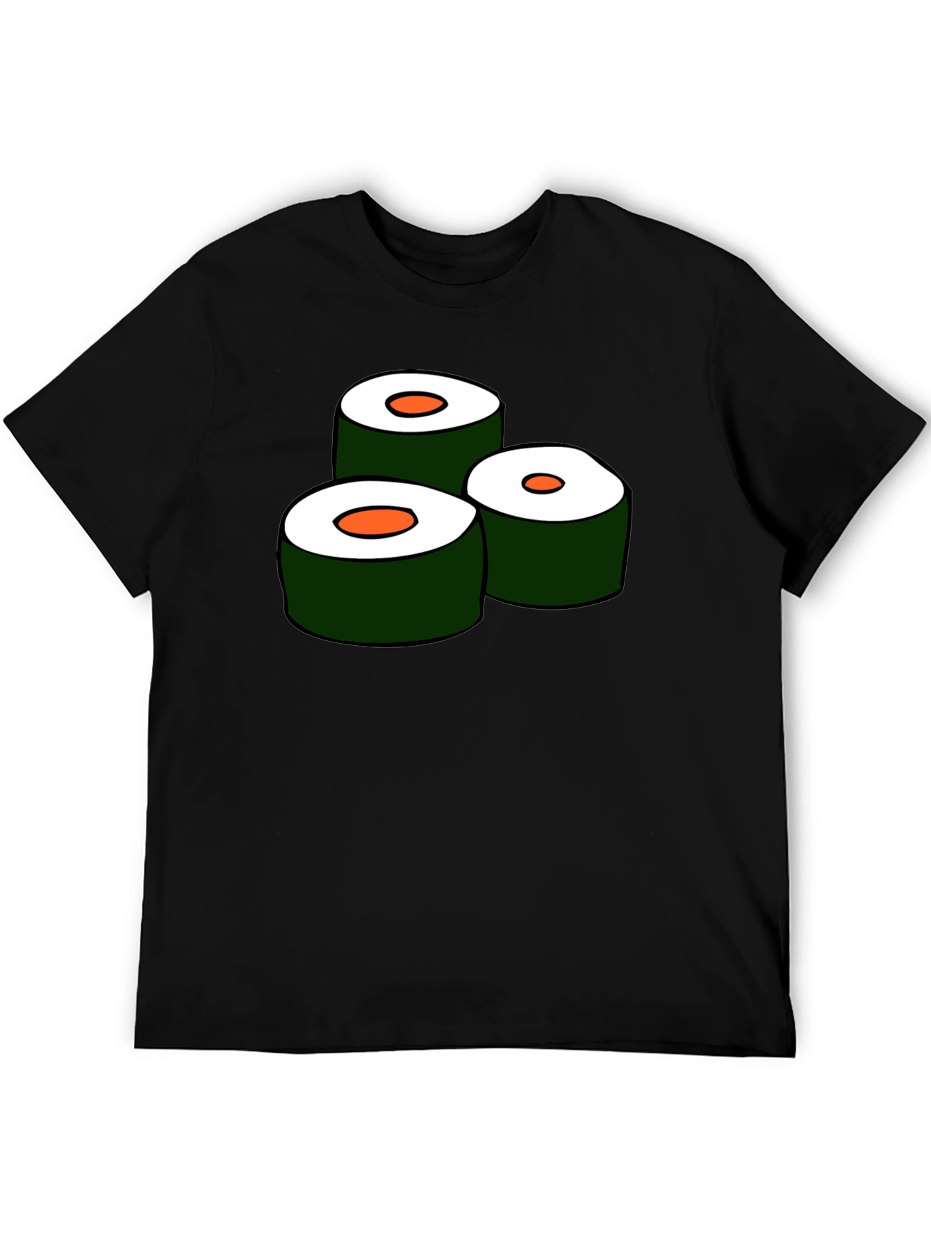 Sushi Roll Graphic Tee - Unique Foodie T-Shirt