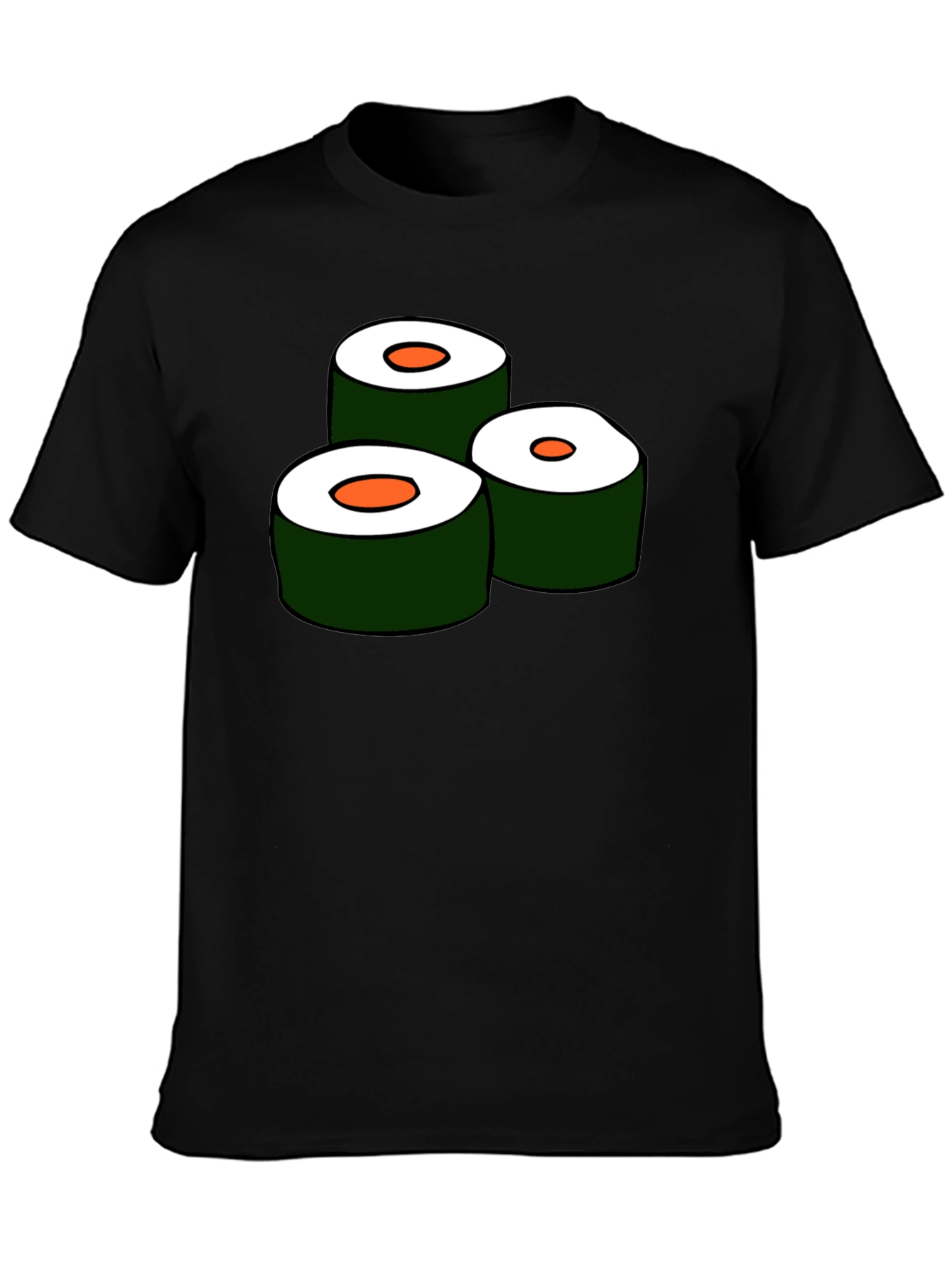 Sushi Roll Graphic Tee - Unique Foodie T-Shirt