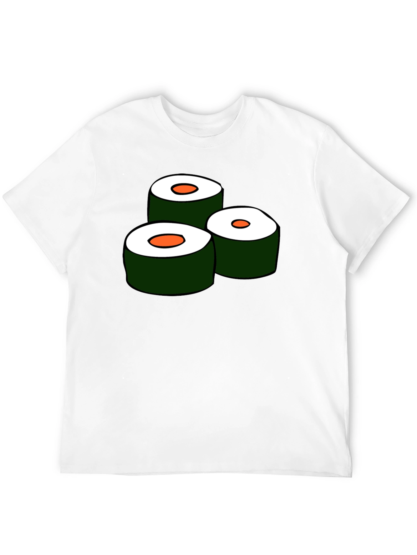 Sushi Roll Graphic Tee - Unique Foodie T-Shirt