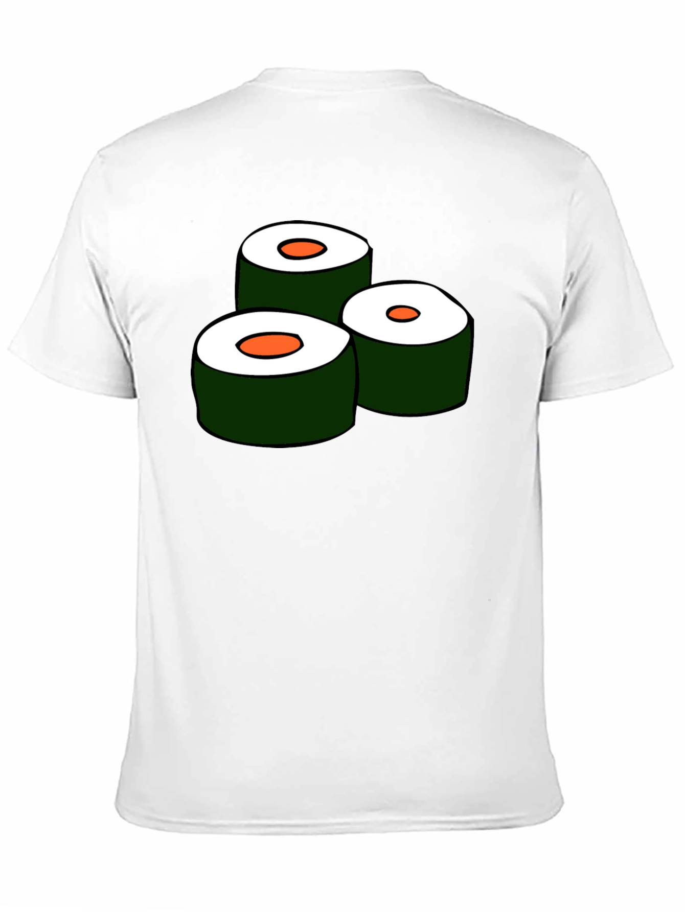 Sushi Roll Graphic Tee - Unique Foodie T-Shirt