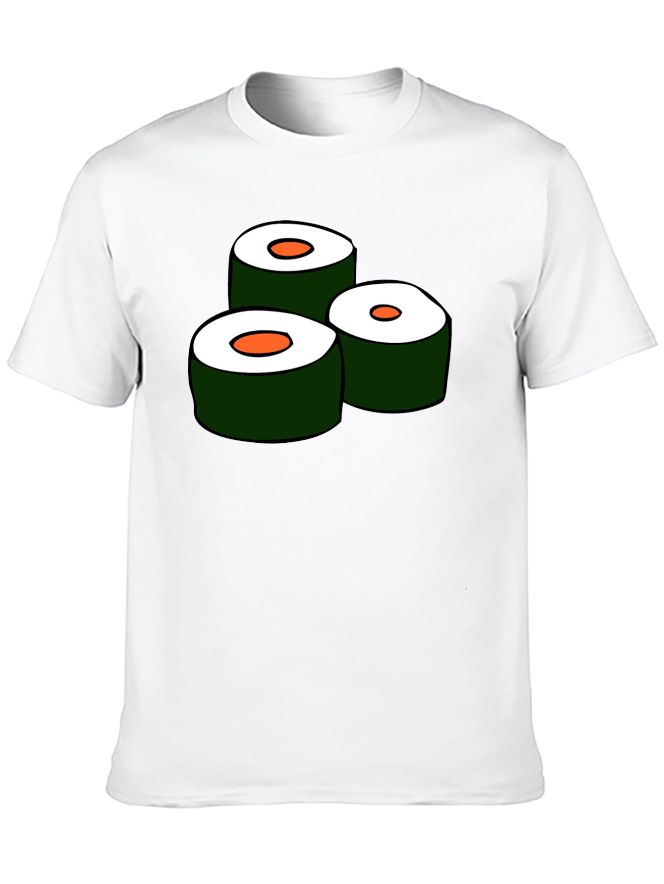 Sushi Roll Graphic Tee - Unique Foodie T-Shirt