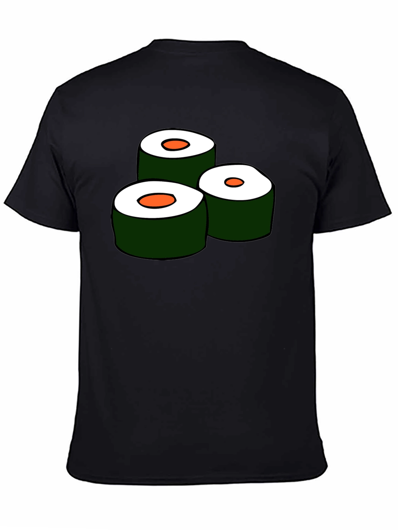 Sushi Roll Graphic Tee - Unique Foodie T-Shirt