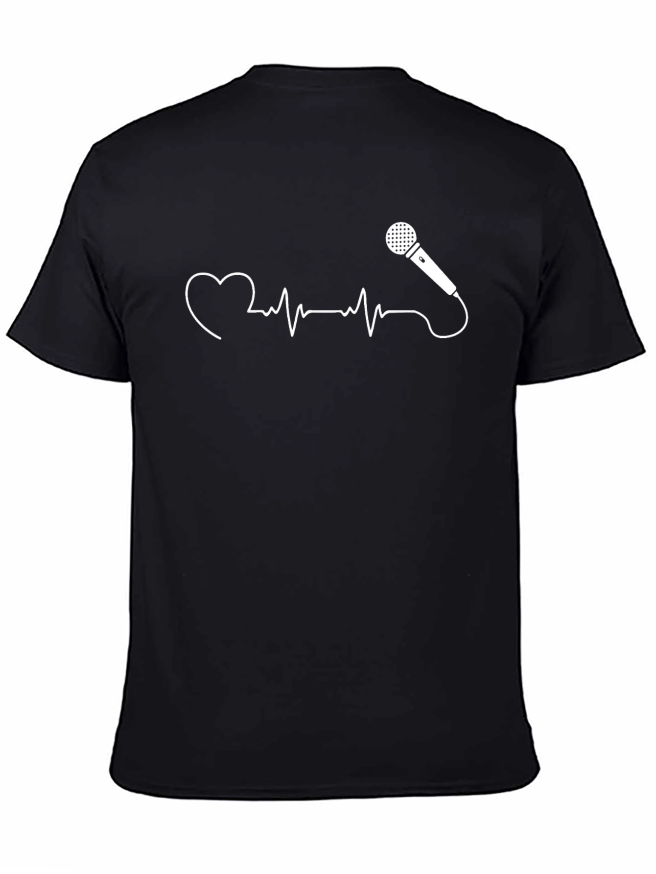 Heartbeat Microphone Graphic Tee