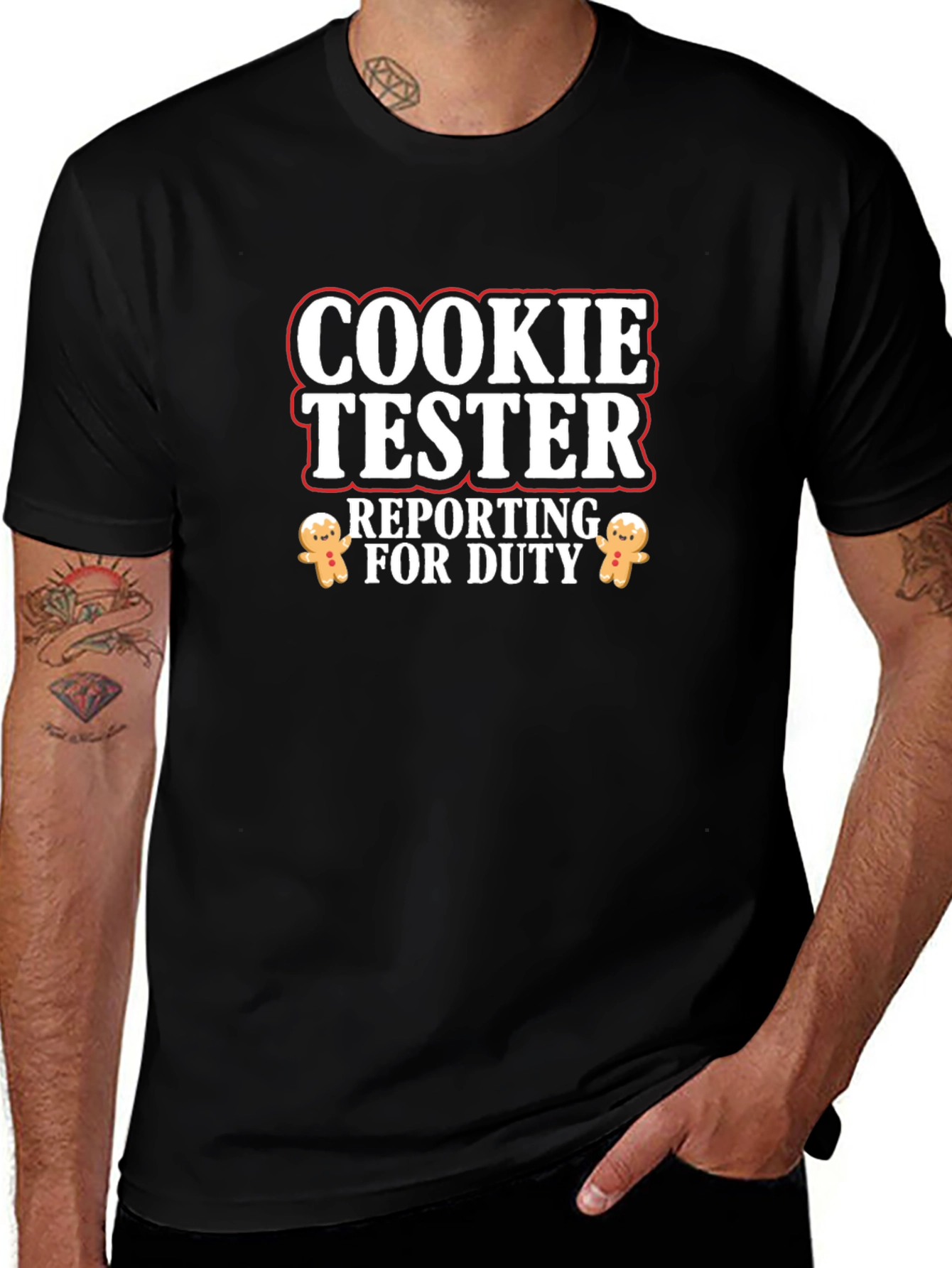 Cookie Tester Funny Christmas T-Shirt