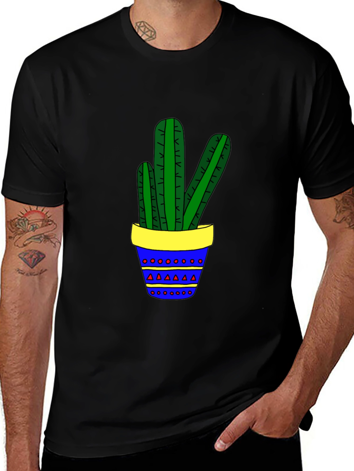 Cactus Graphic Tee - Fun Plant Lover Shirt