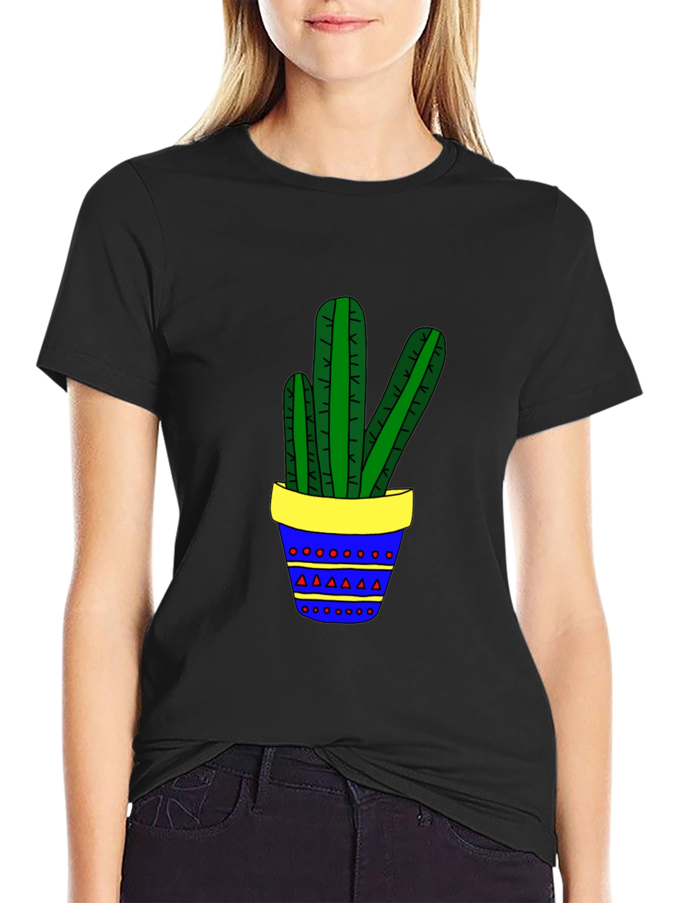 Cactus Graphic Tee - Fun Plant Lover Shirt