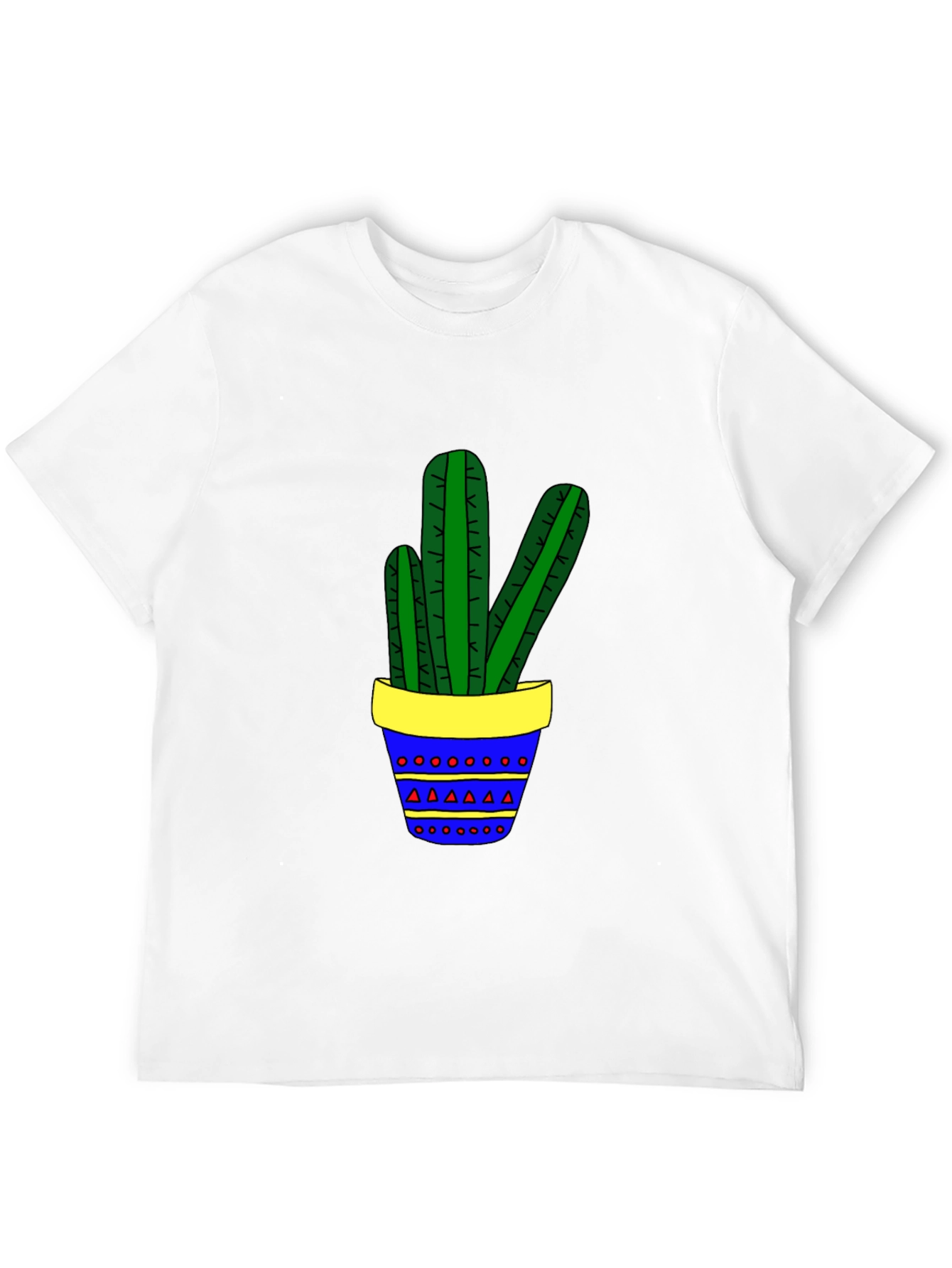 Cactus Graphic Tee - Fun Plant Lover Shirt