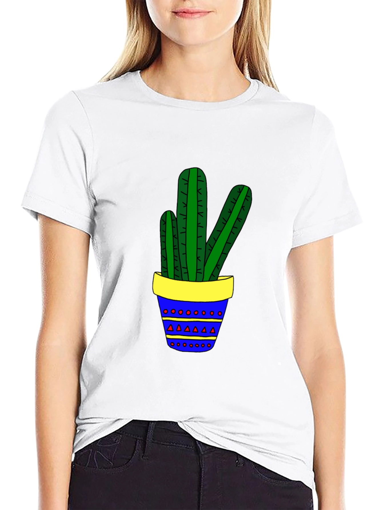 Cactus Graphic Tee - Fun Plant Lover Shirt