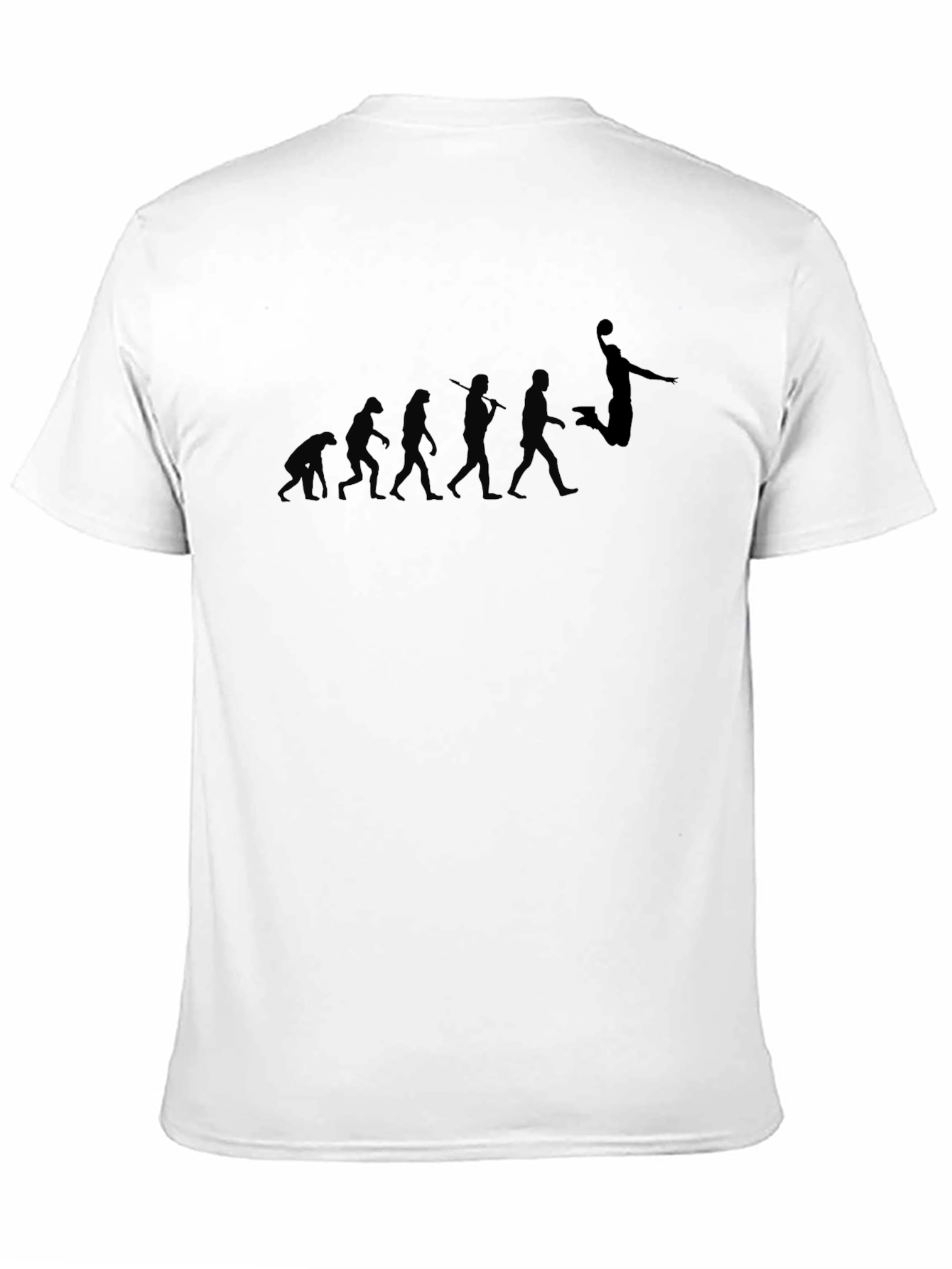 Evolution of Basketball Black T-Shirt