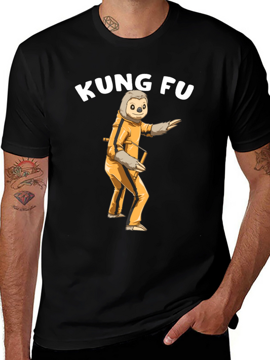 Kung Fu Sloth T-Shirt - Martial Arts Funny Tee